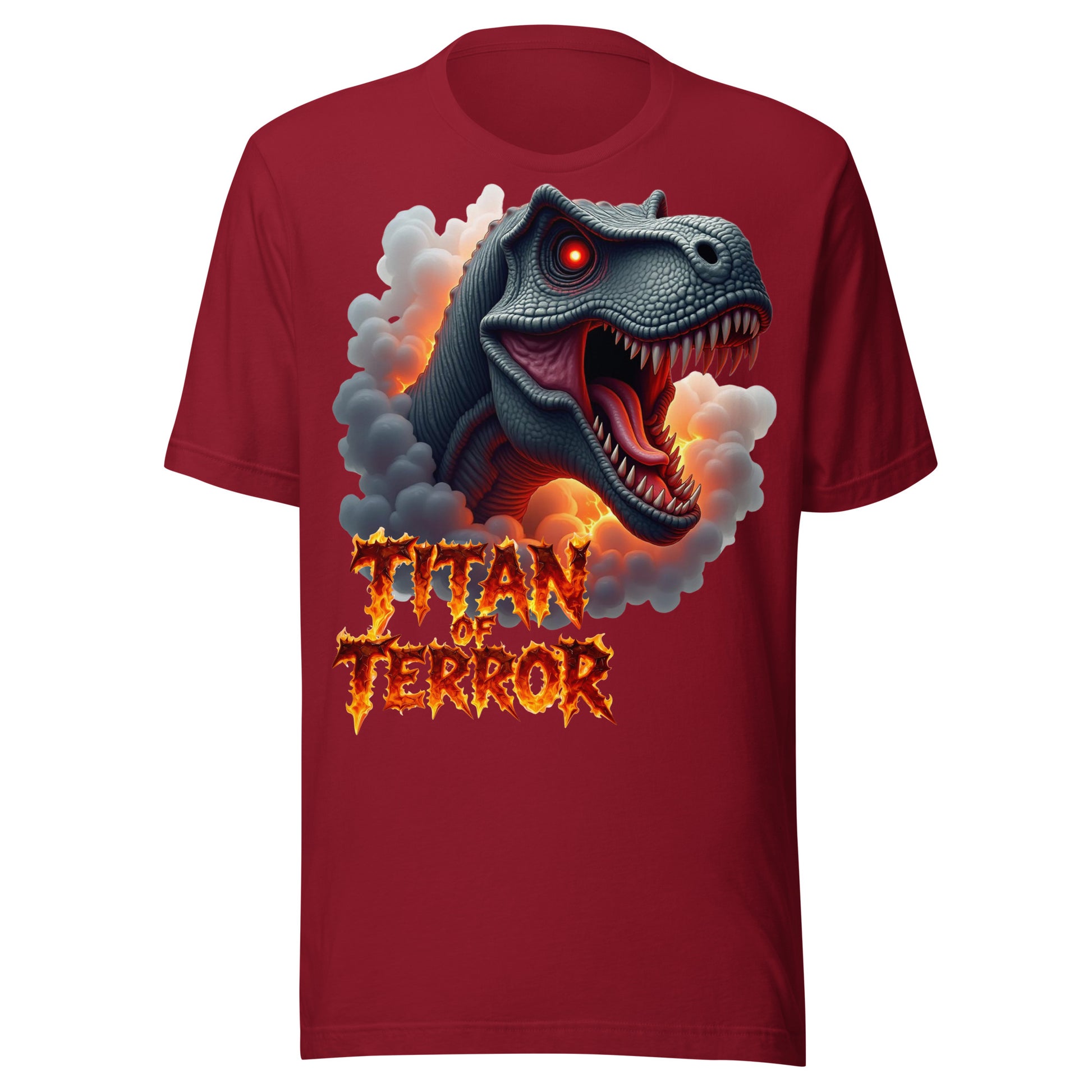Unisex t-shirt - Titan of Terror Dino Unisex T-Shirt – Primal Power for Elite Dominators by printfluence.net