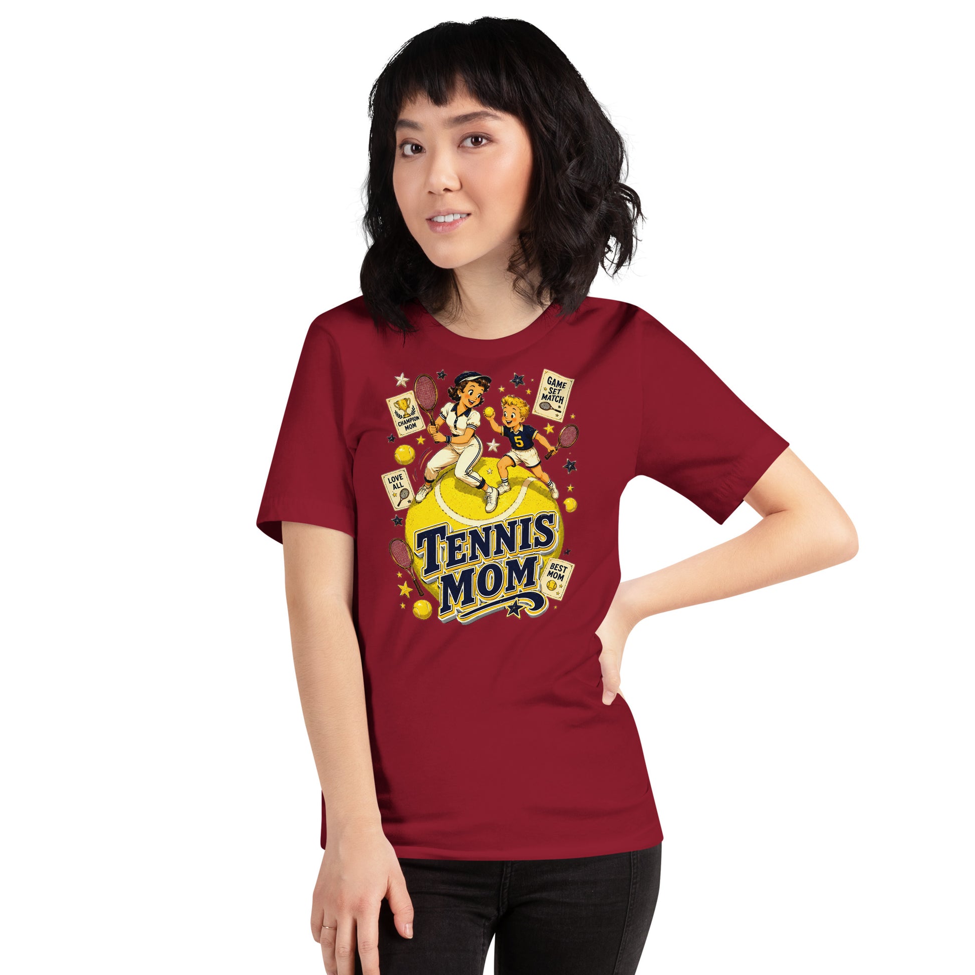 Unisex t-shirt - Elite Tennis Mom Champion by printfluence.net