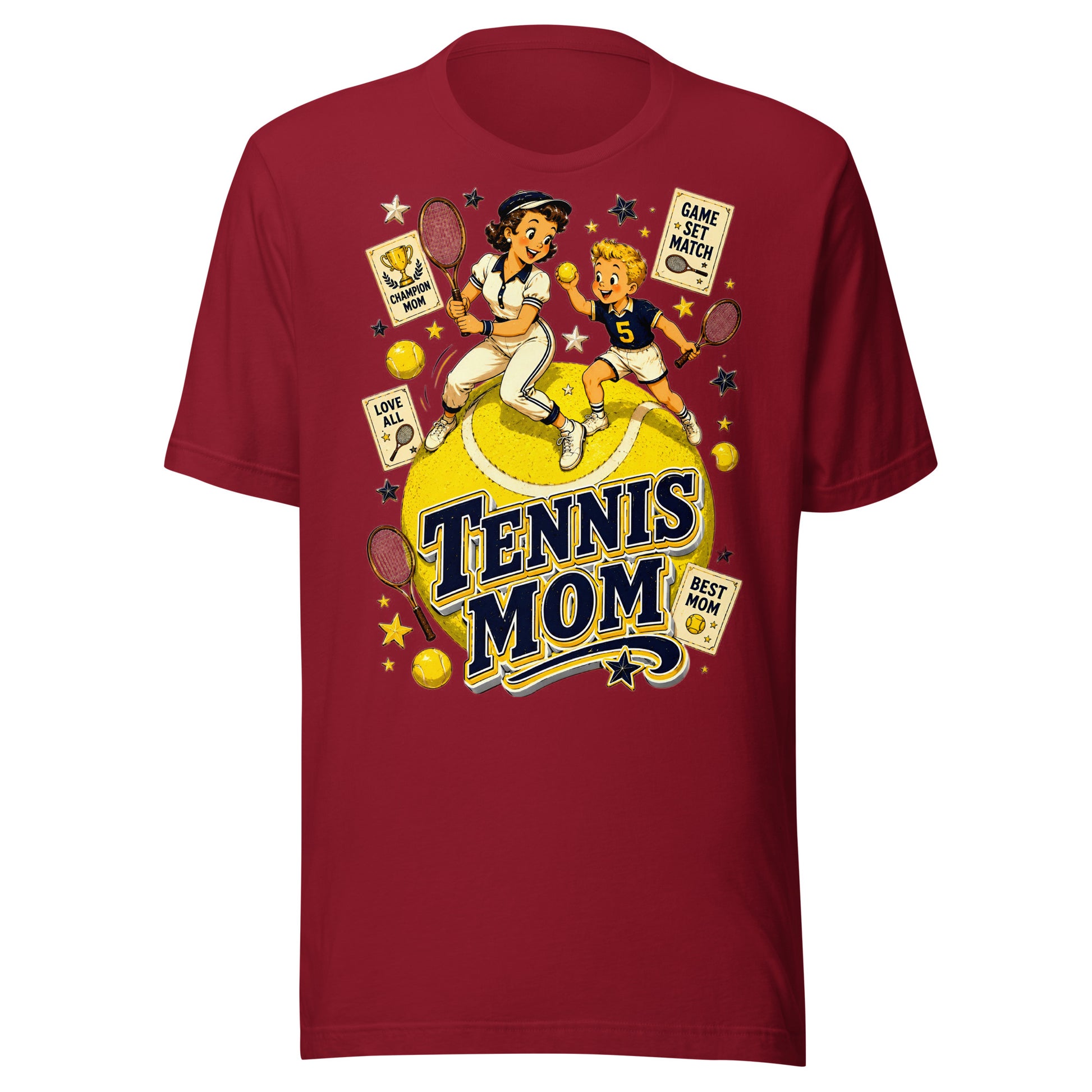 Unisex t-shirt - Elite Tennis Mom Champion by printfluence.net