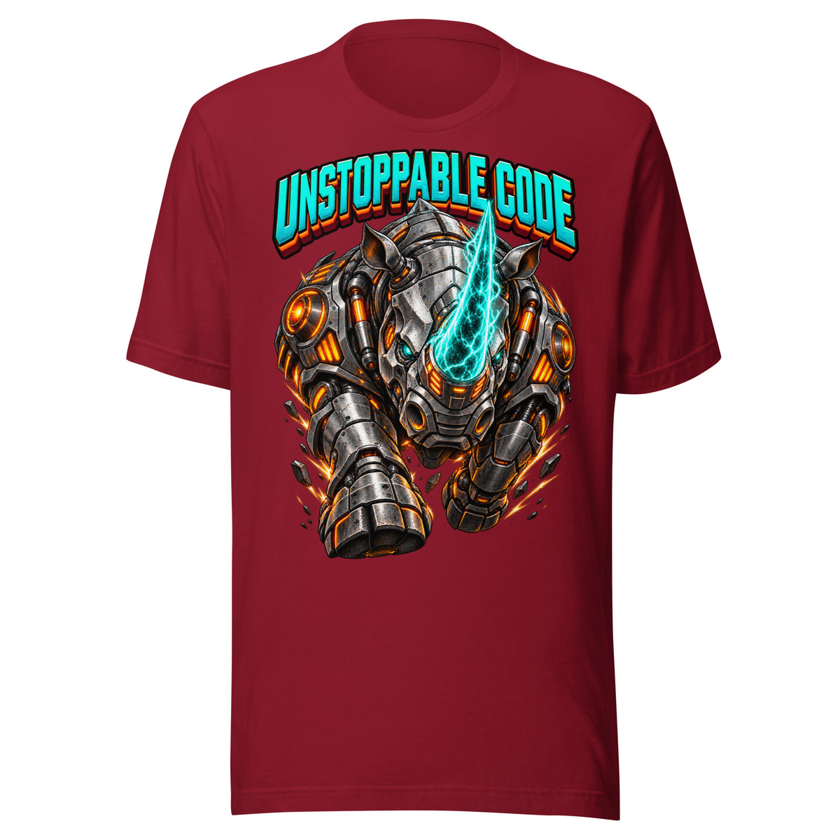 Cyberpunk Animals Lovers | Unisex Staple T-Shirt — UNSTOPPABLE CODE by printfluence