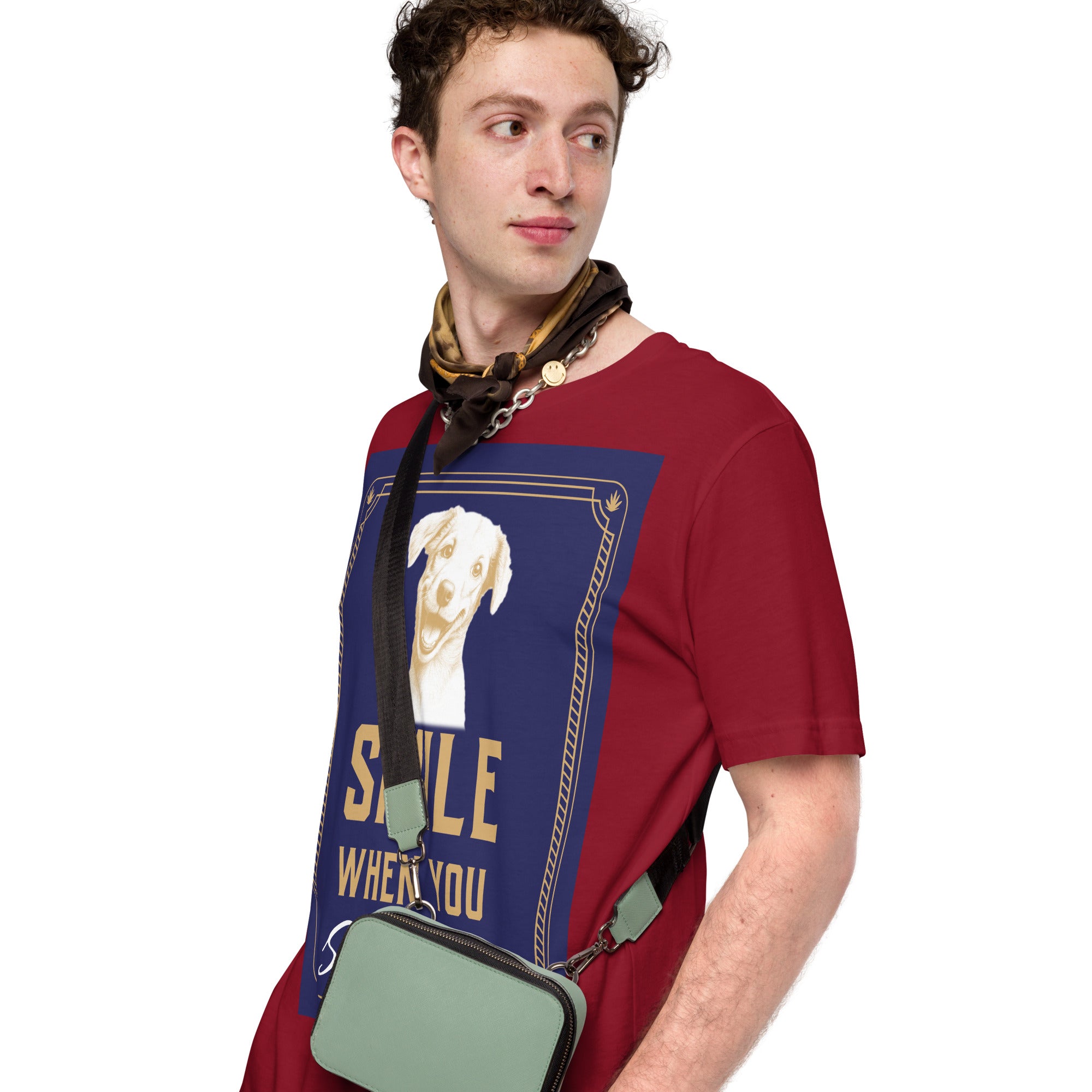 Unisex t-shirt - Smile When You See Me Unisex T-Shirt – For Joyful High Achievers by printfluence.net