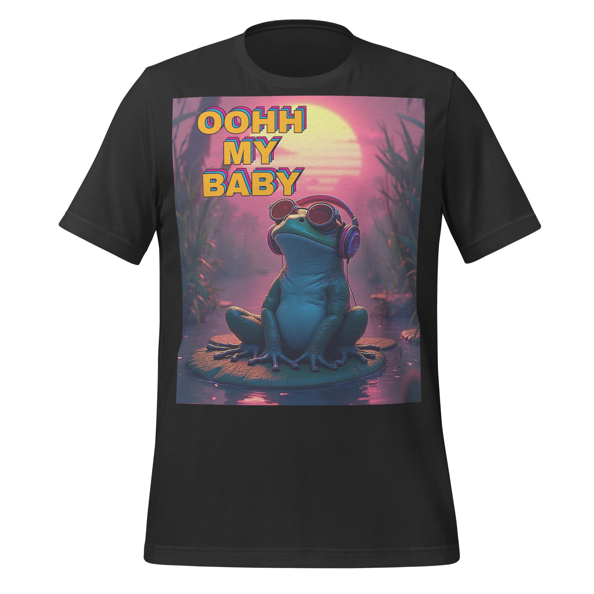 Unisex t-shirt - Oohh My Baby Frog Unisex T-Shirt – For Chill High-Achievers with Vibe by printfluence.net