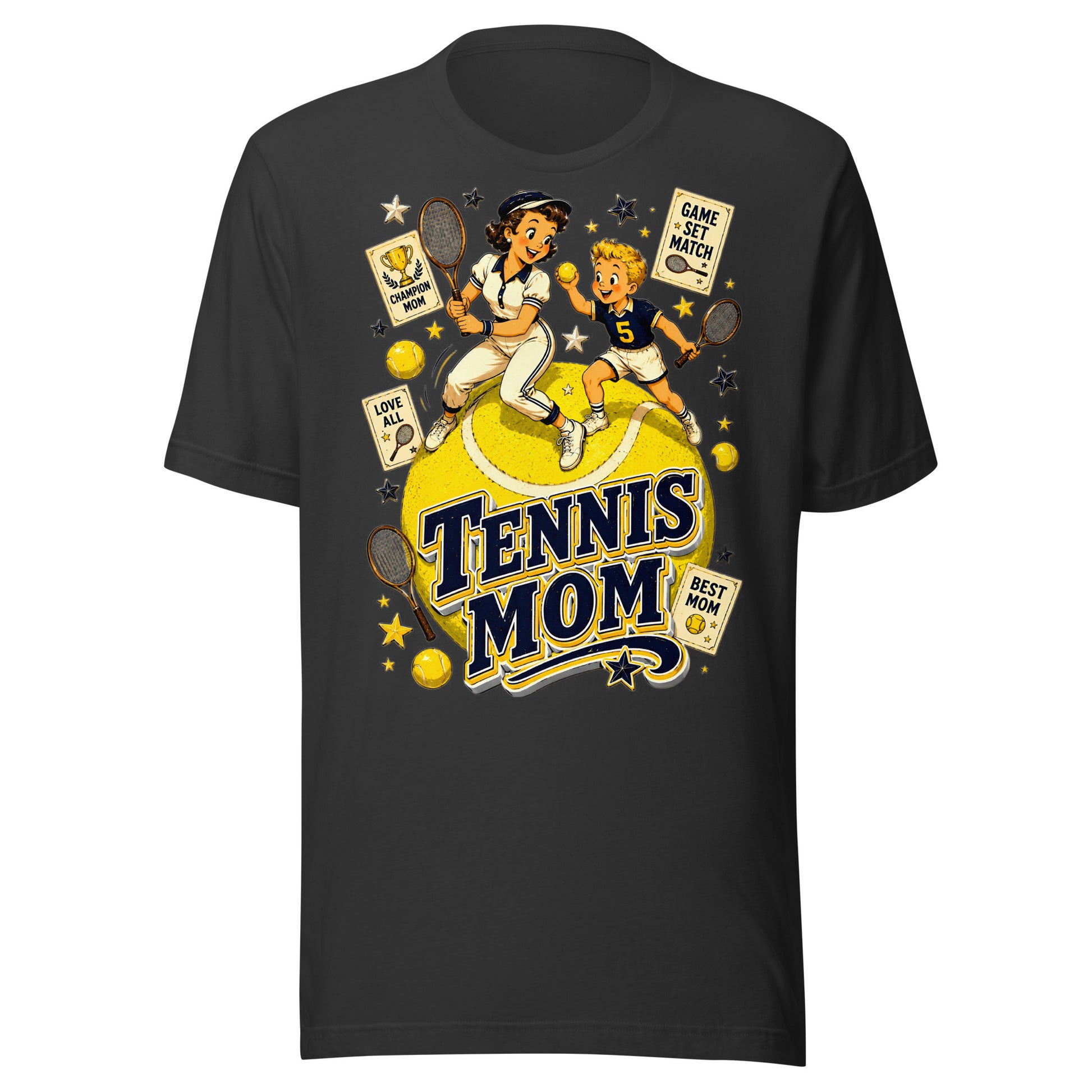 Unisex t-shirt - Elite Tennis Mom Champion by printfluence.net