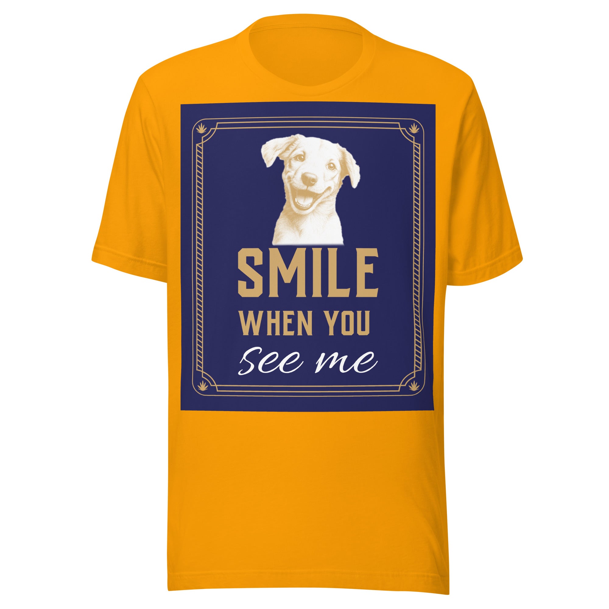 Unisex t-shirt - Smile When You See Me Unisex T-Shirt – For Joyful High Achievers by printfluence.net