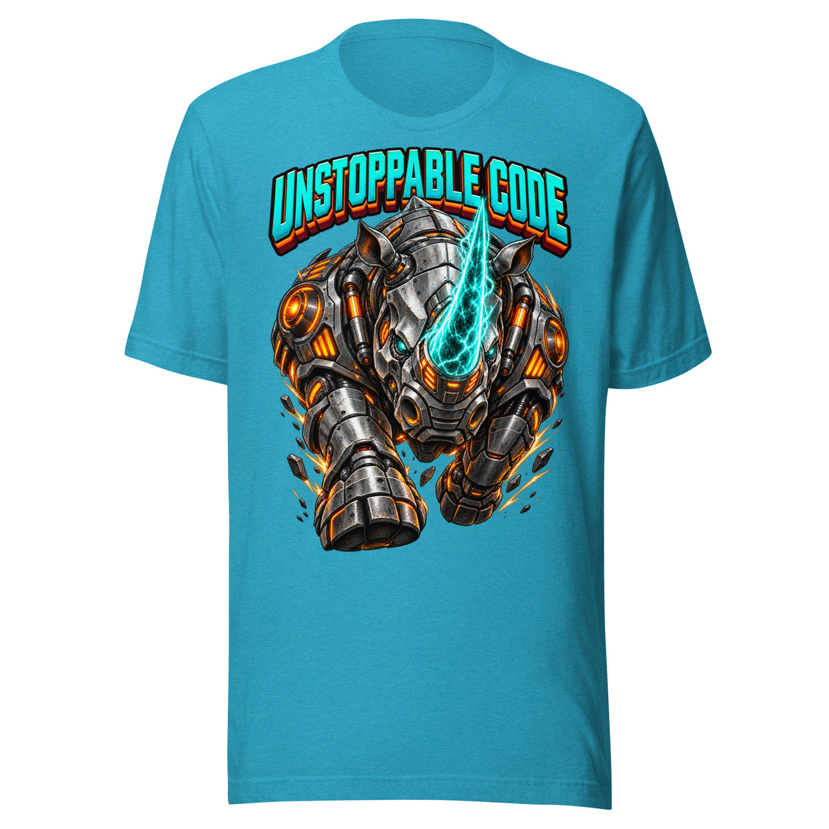 Cyberpunk Animals Lovers | Unisex Staple T-Shirt — UNSTOPPABLE CODE by printfluence