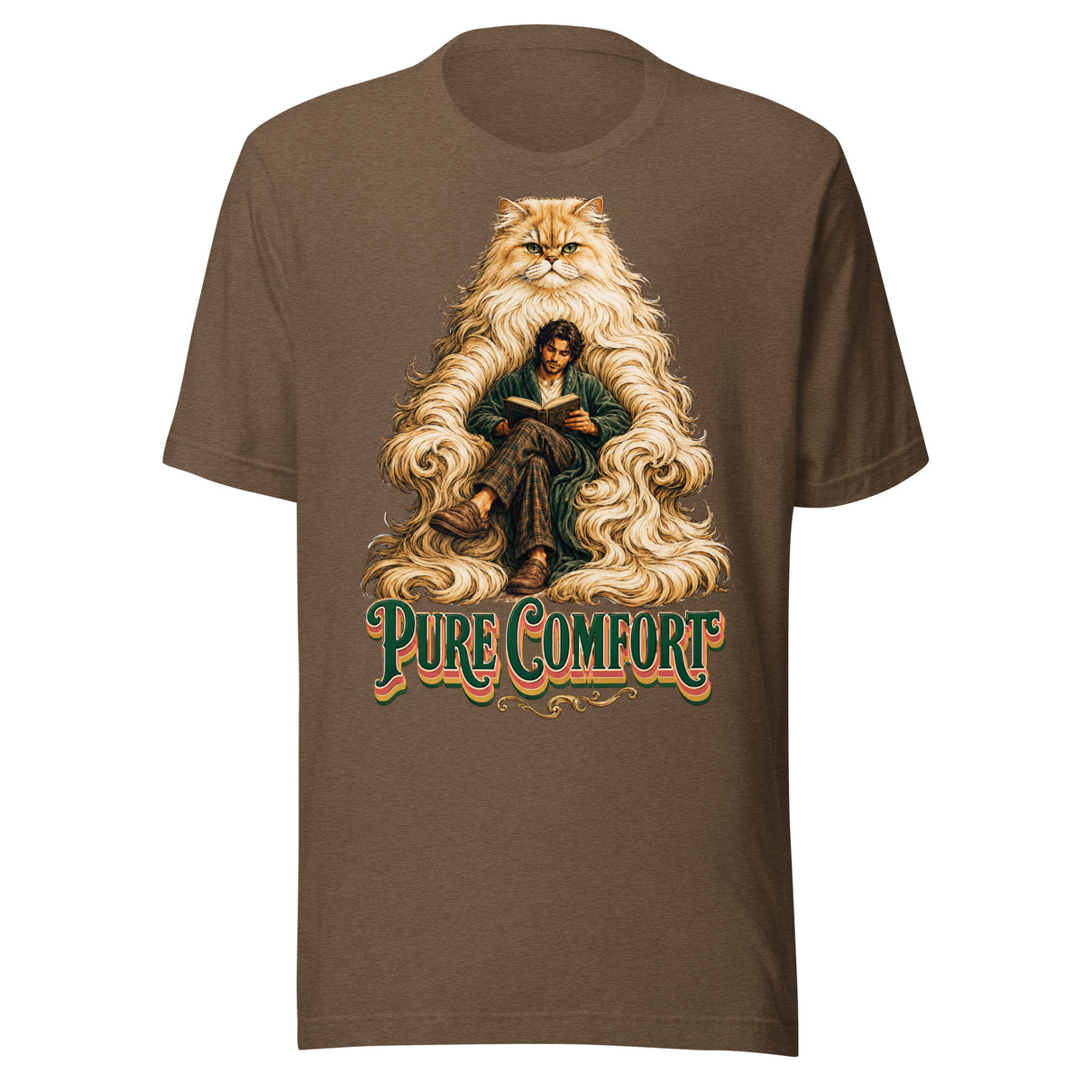 Cat Lovers Unisex Staple T-Shirt "Pure Comfort" by printfluence.net