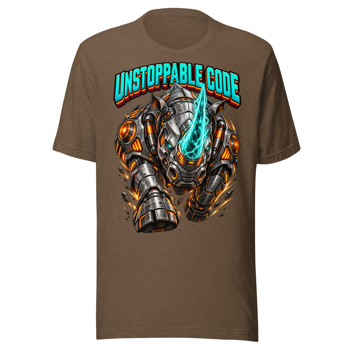 Cyberpunk Animals Lovers | Unisex Staple T-Shirt — UNSTOPPABLE CODE by printfluence