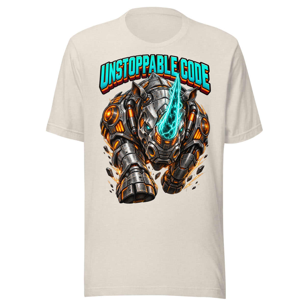Cyberpunk Animals Lovers | Unisex Staple T-Shirt — UNSTOPPABLE CODE by printfluence
