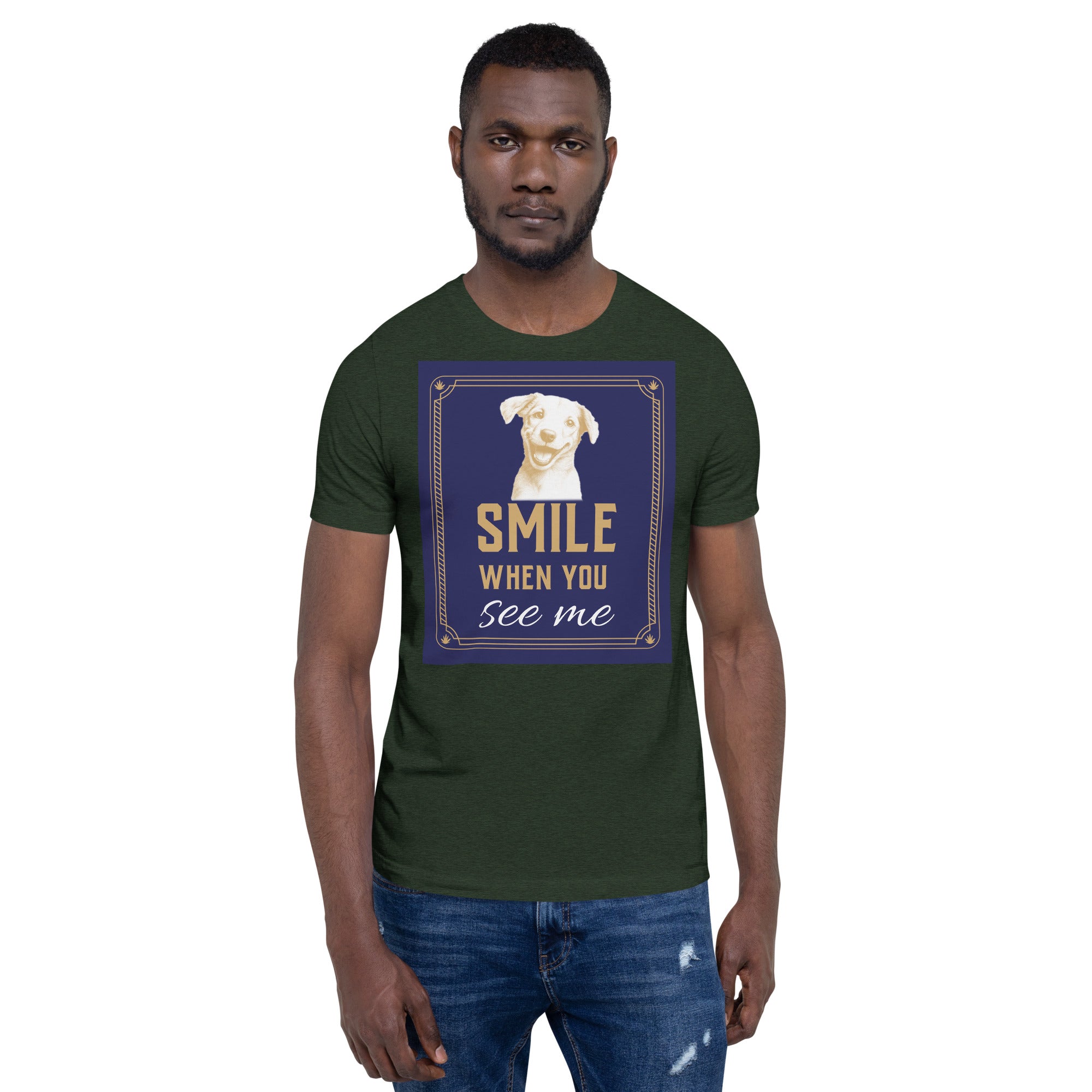 Unisex t-shirt - Smile When You See Me Unisex T-Shirt – For Joyful High Achievers by printfluence.net