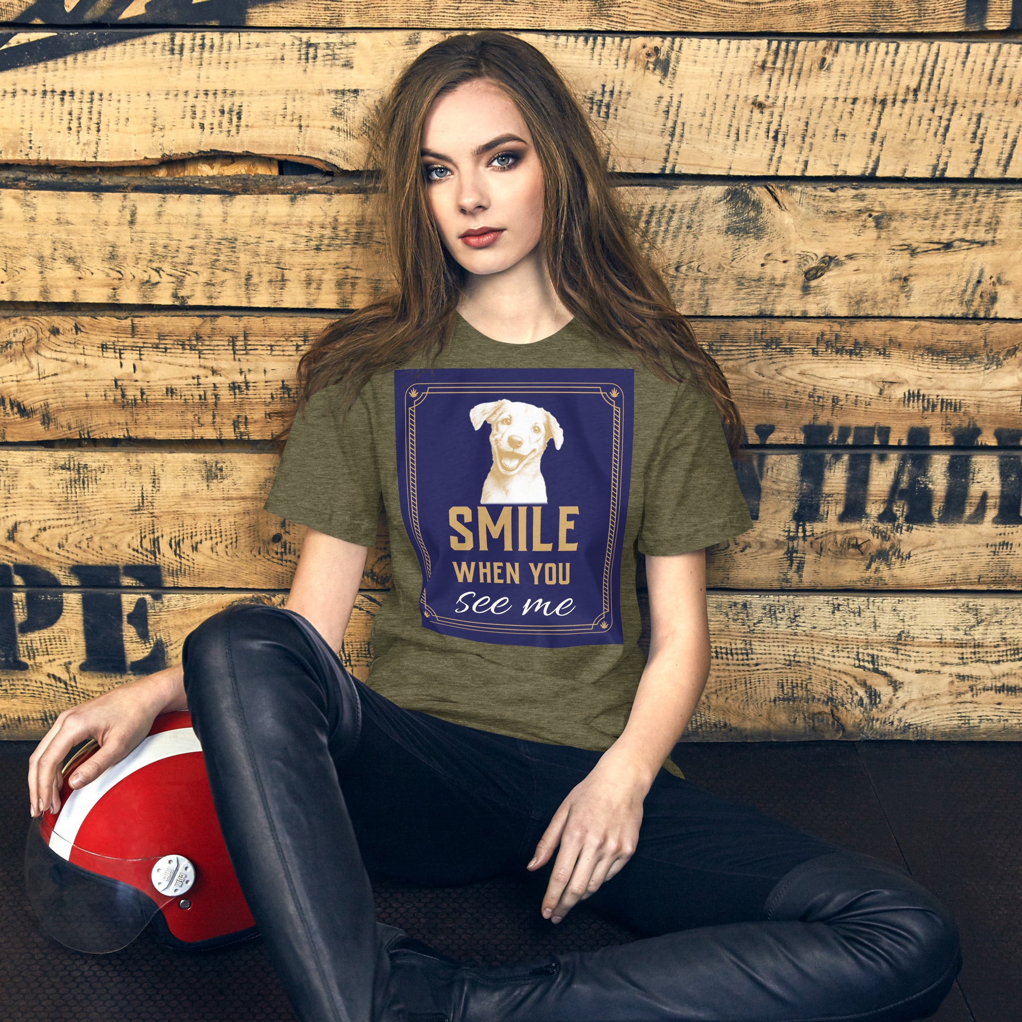 Unisex t-shirt - Smile When You See Me Unisex T-Shirt – For Joyful High Achievers by printfluence.net