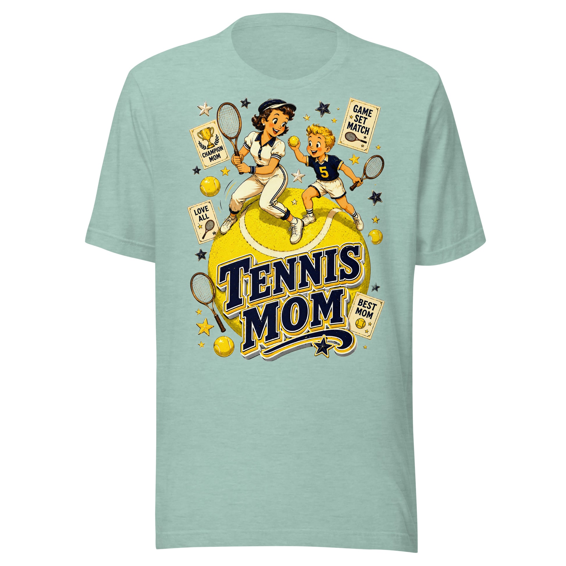 Unisex t-shirt - Elite Tennis Mom Champion by printfluence.net