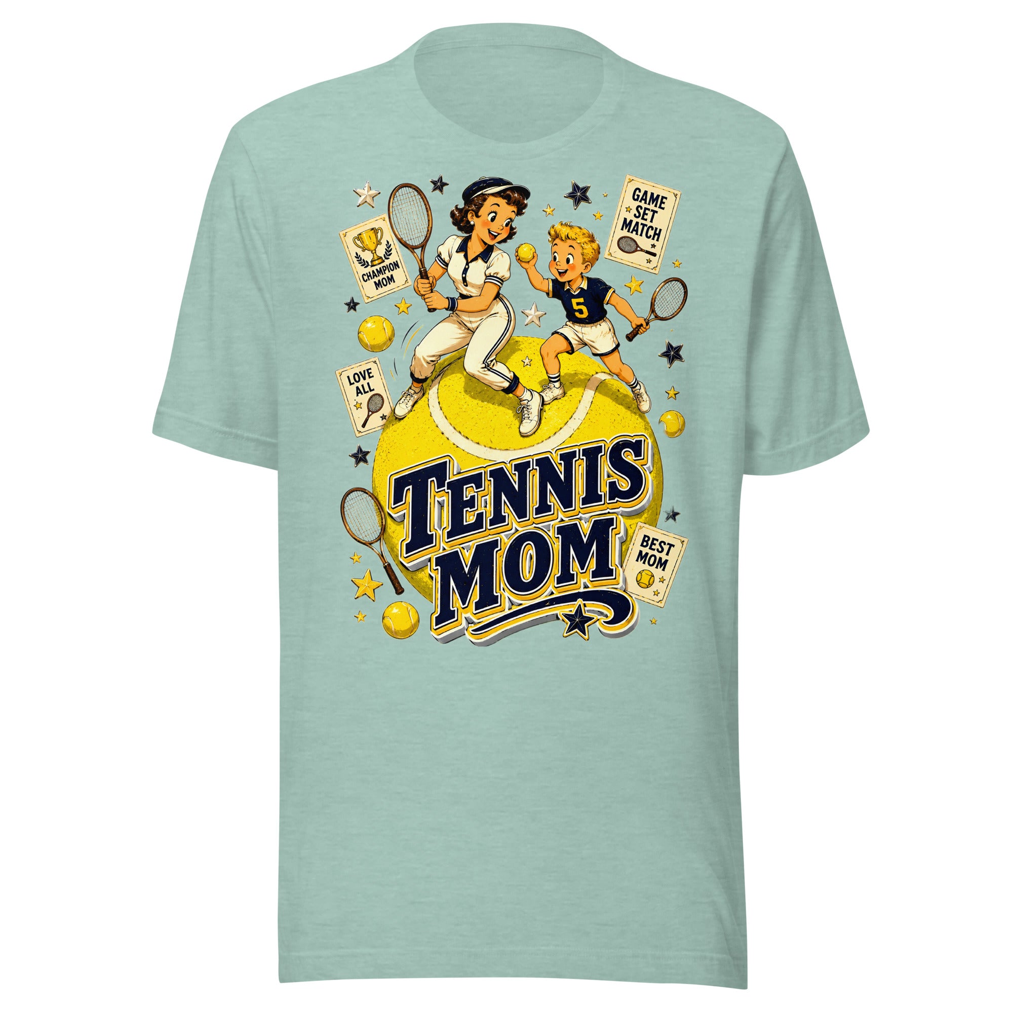 Unisex t-shirt - Elite Tennis Mom Champion by printfluence.net