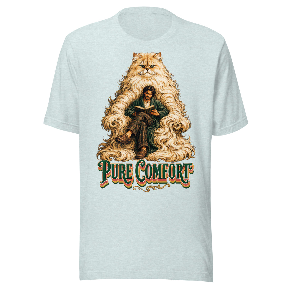 Cat Lovers Unisex Staple T-Shirt "Pure Comfort" by printfluence.net