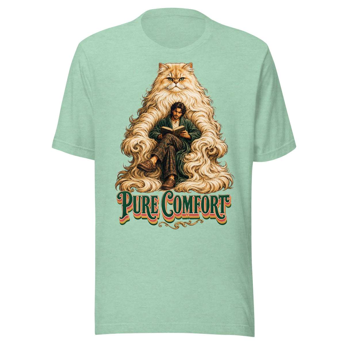 Cat Lovers Unisex Staple T-Shirt "Pure Comfort" by printfluence.net