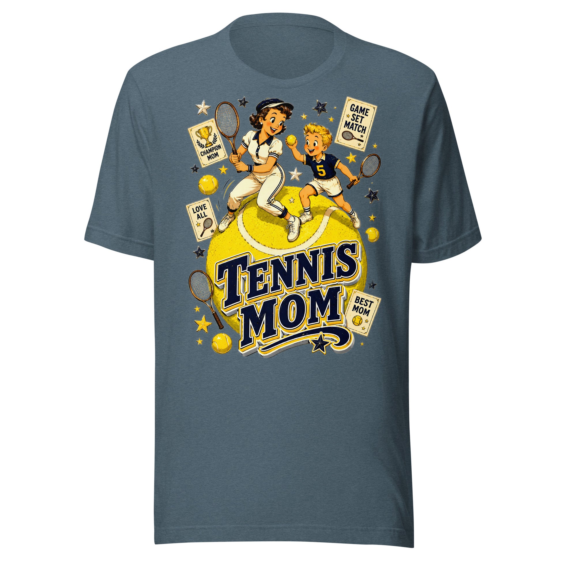 Unisex t-shirt - Elite Tennis Mom Champion by printfluence.net