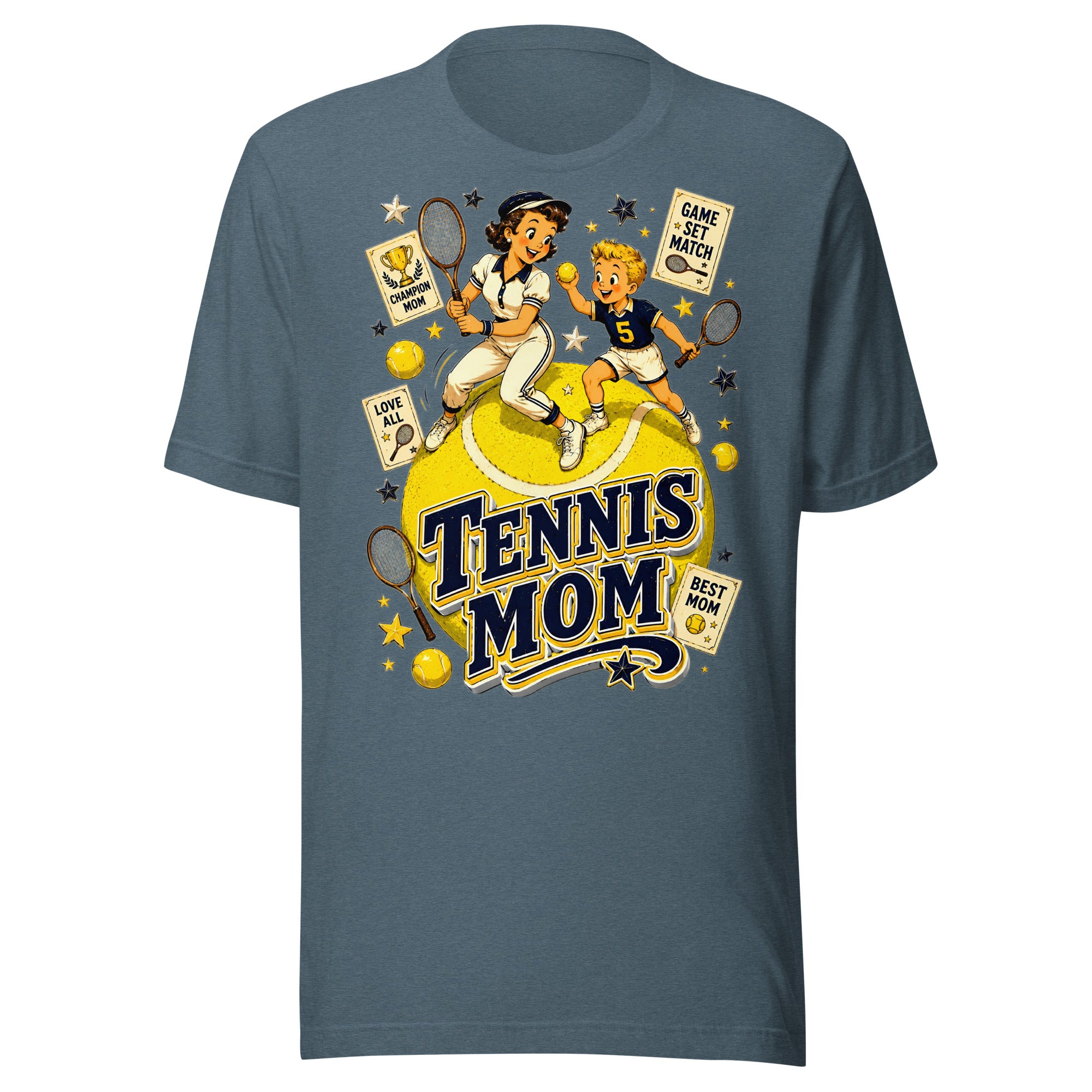 Unisex t-shirt - Elite Tennis Mom Champion by printfluence.net