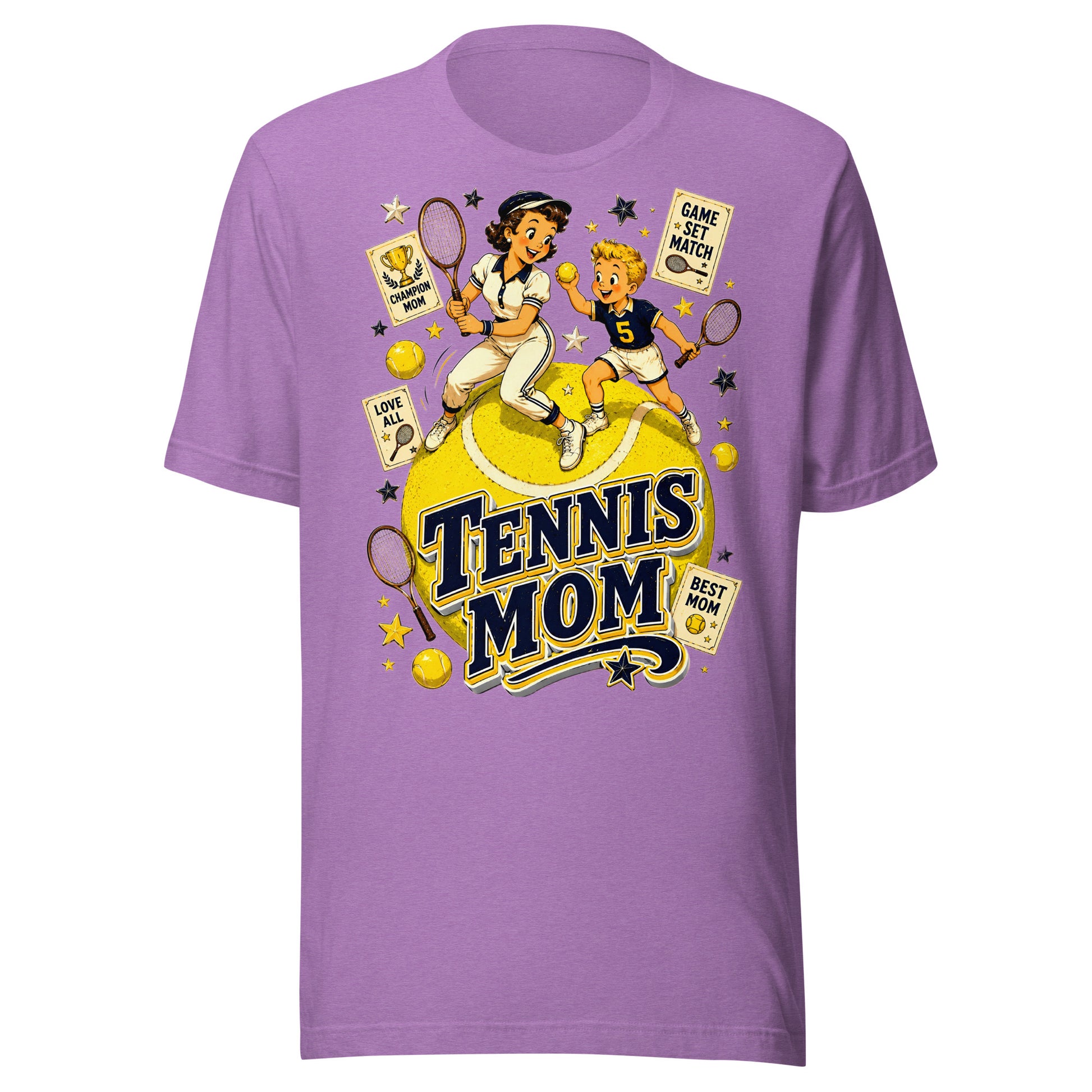Unisex t-shirt - Elite Tennis Mom Champion by printfluence.net