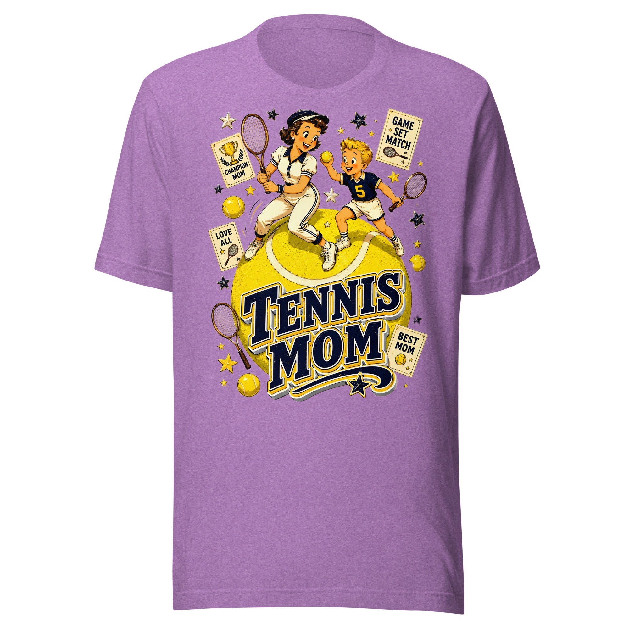 Unisex t-shirt - Elite Tennis Mom Champion by printfluence.net