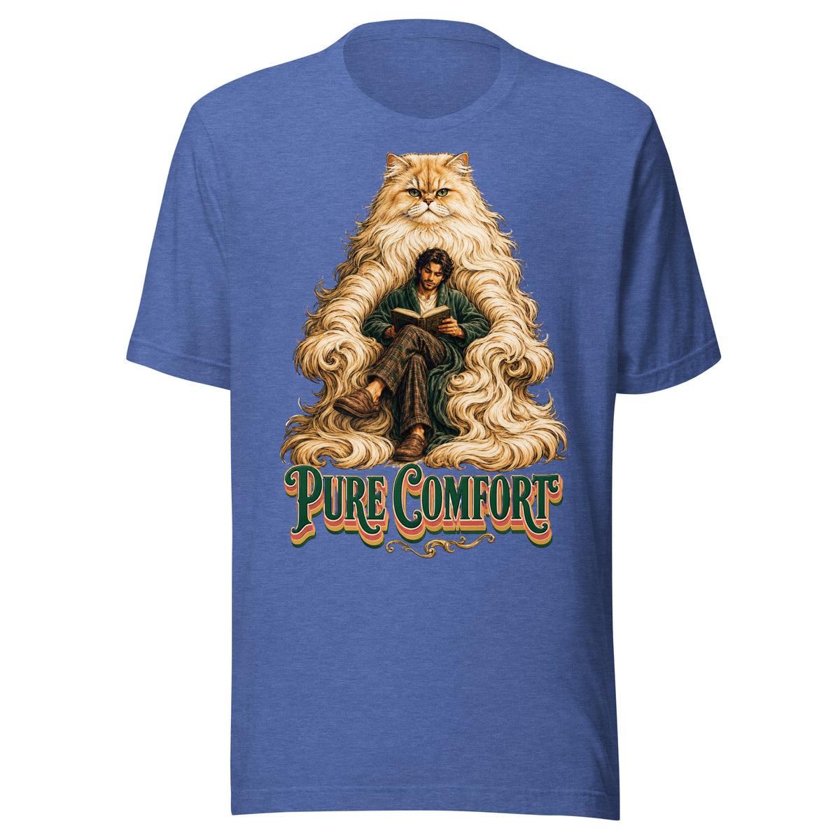 Cat Lovers Unisex Staple T-Shirt "Pure Comfort" by printfluence.net
