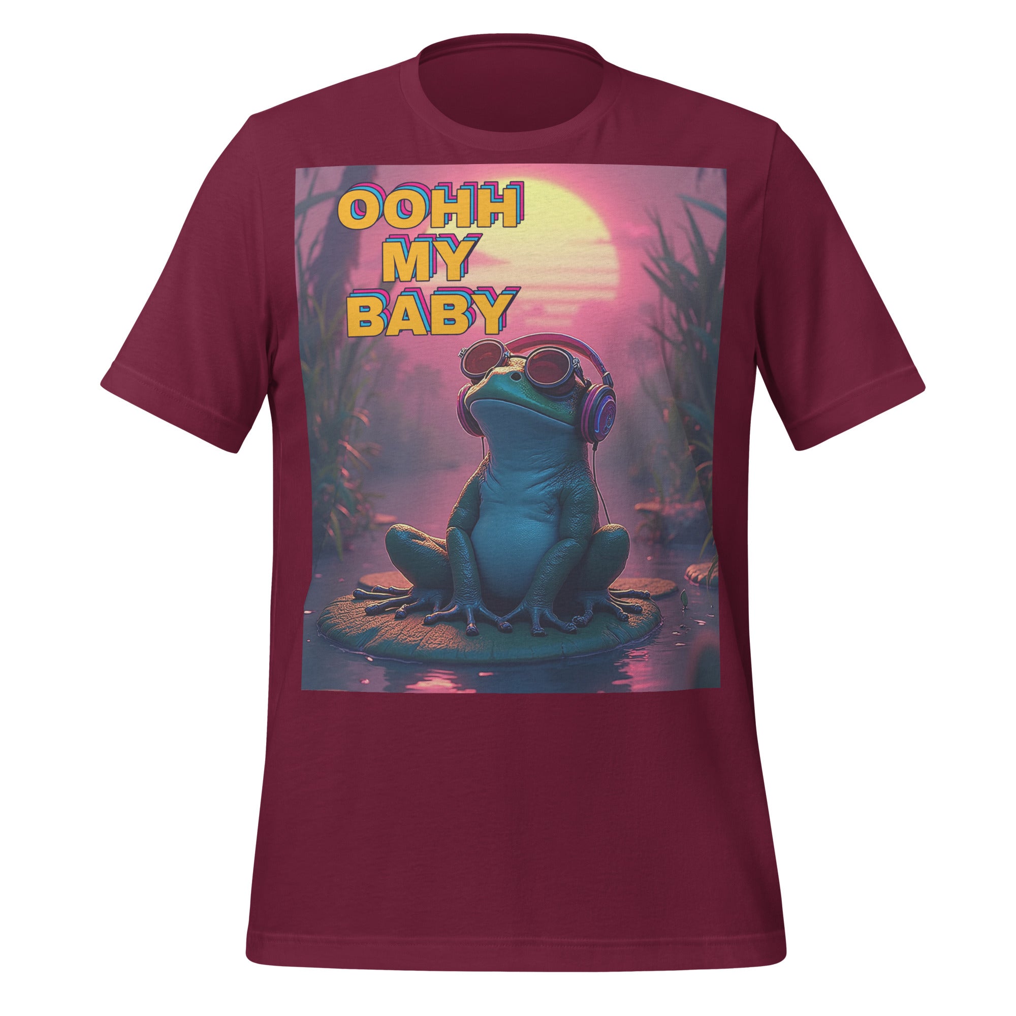 Unisex t-shirt - Oohh My Baby Frog Unisex T-Shirt – For Chill High-Achievers with Vibe by printfluence.net