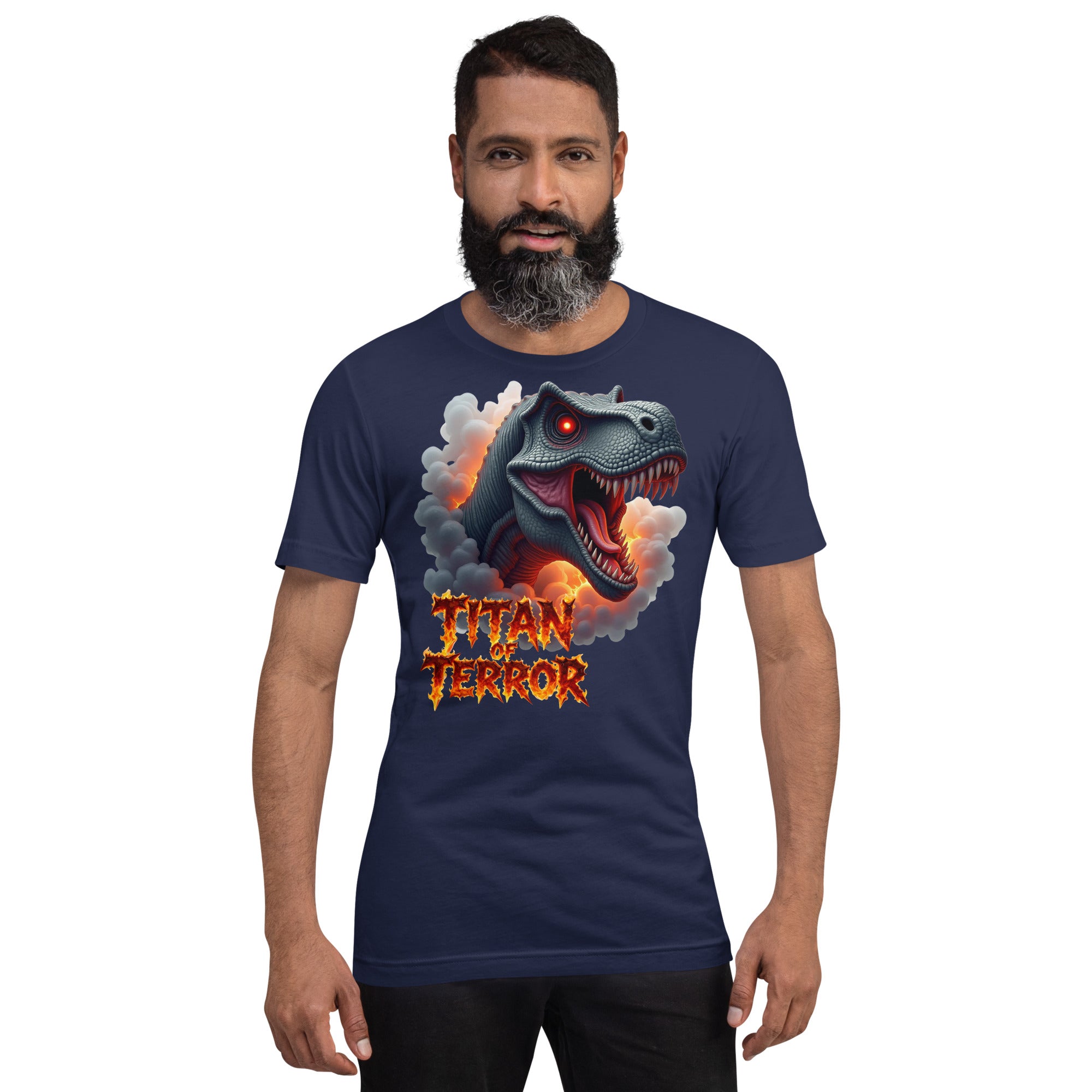 Unisex t-shirt - Titan of Terror Dino Unisex T-Shirt – Primal Power for Elite Dominators by printfluence.net