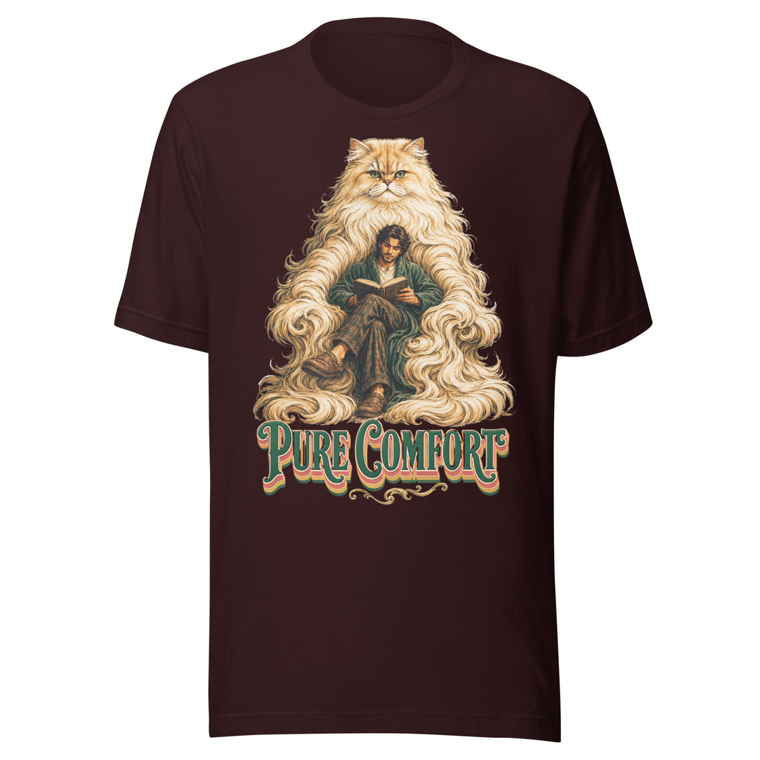 Cat Lovers Unisex Staple T-Shirt "Pure Comfort" by printfluence.net