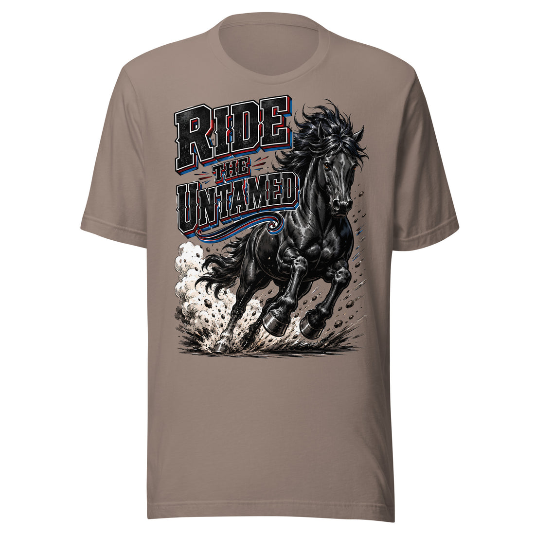Ride The Untamed Black Horse T-Shirt – Ultimate Horse Lovers Edition by printfluence.net