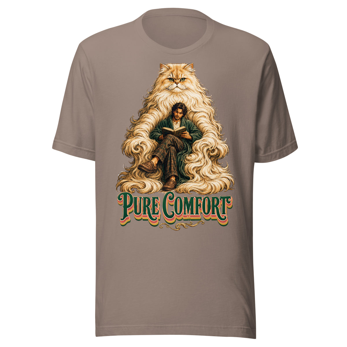 Cat Lovers Unisex Staple T-Shirt "Pure Comfort" by printfluence.net