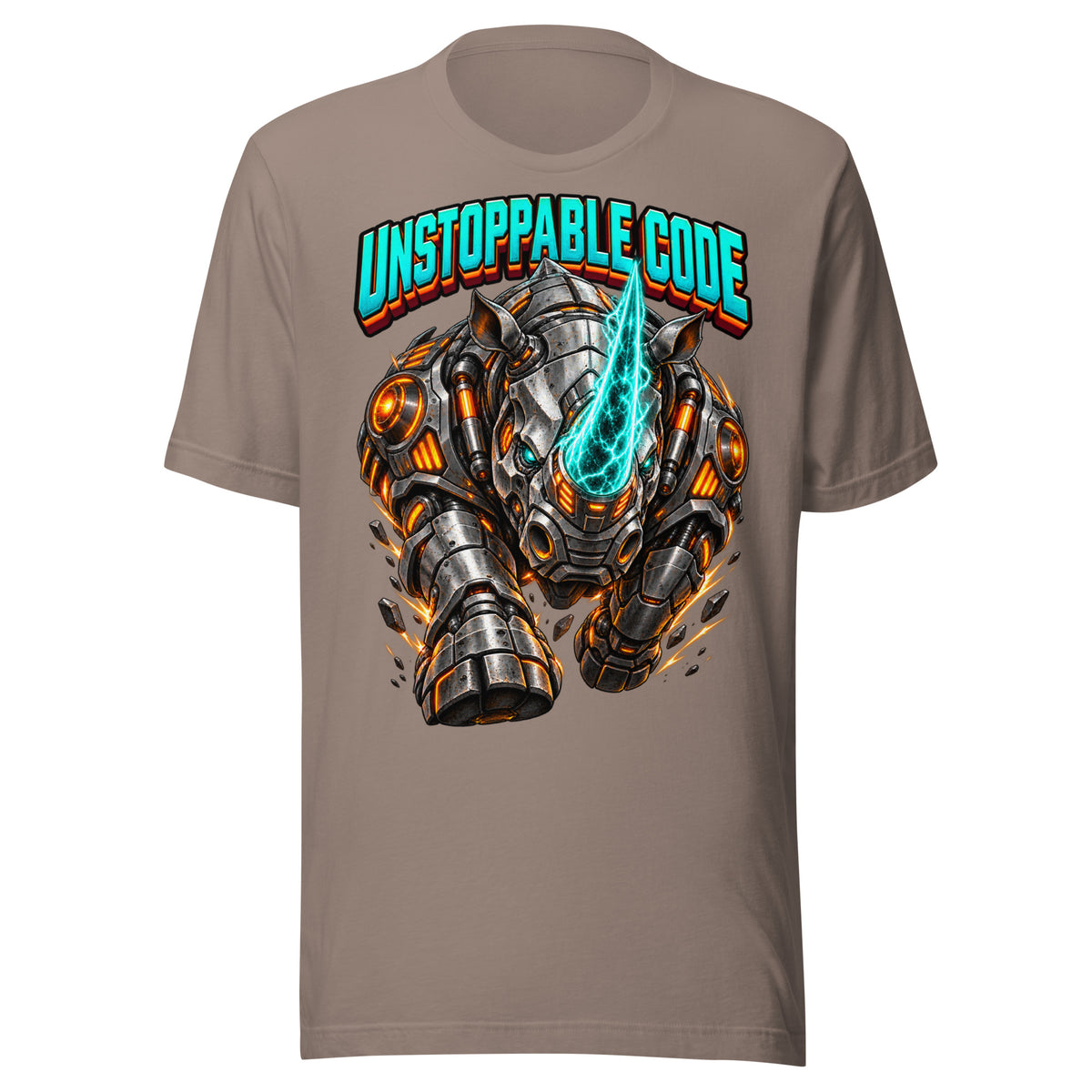 Cyberpunk Animals Lovers | Unisex Staple T-Shirt — UNSTOPPABLE CODE by printfluence