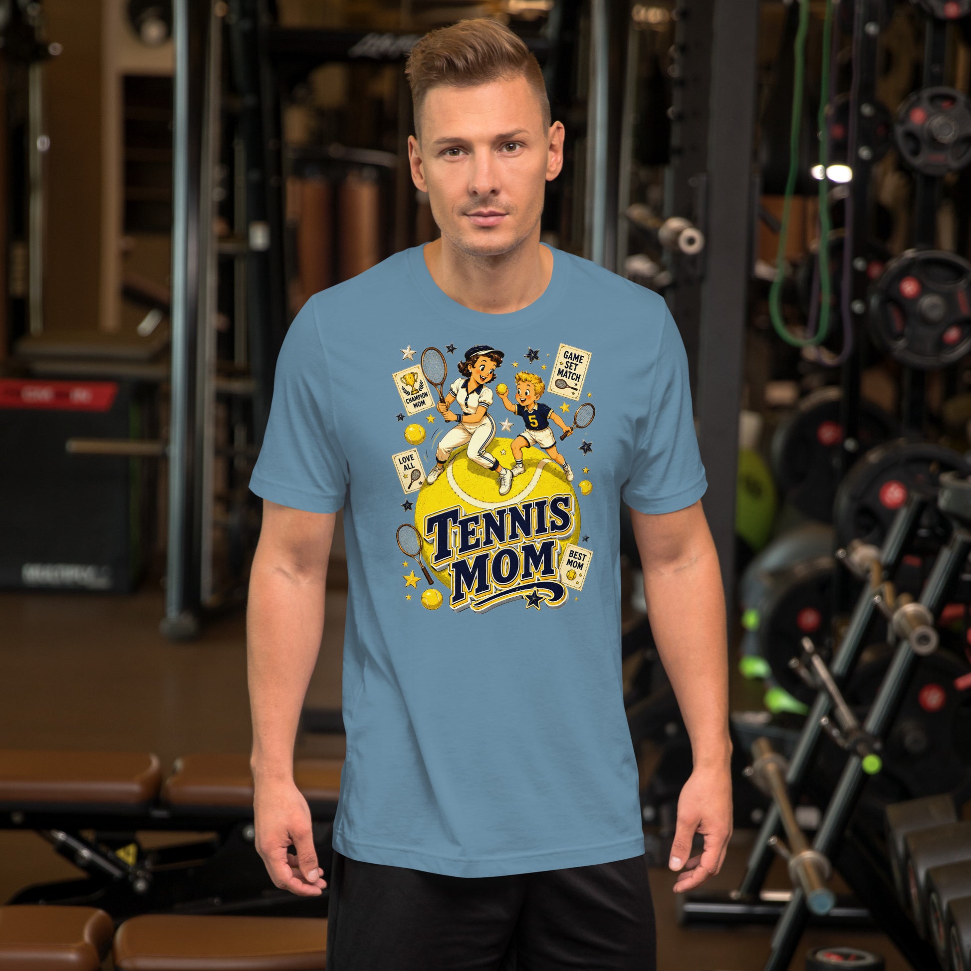 Unisex t-shirt - Elite Tennis Mom Champion by printfluence.net
