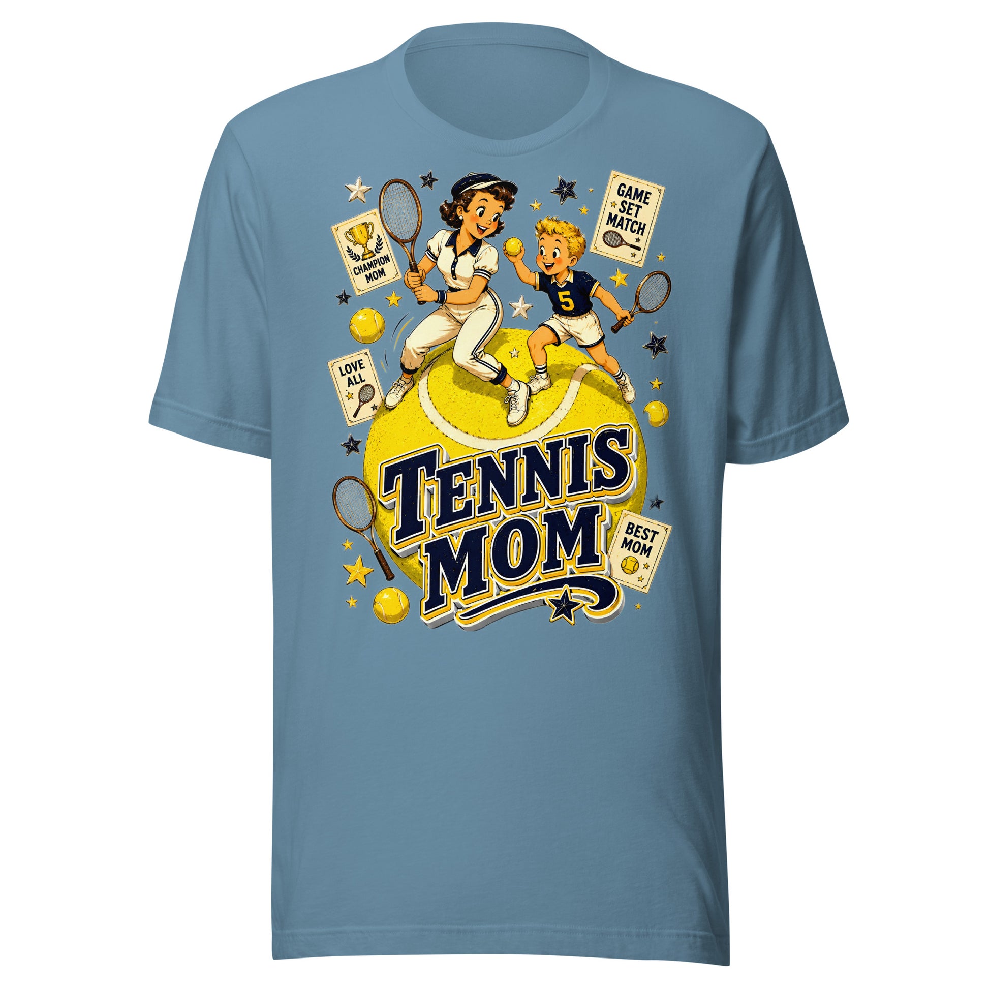 Unisex t-shirt - Elite Tennis Mom Champion by printfluence.net