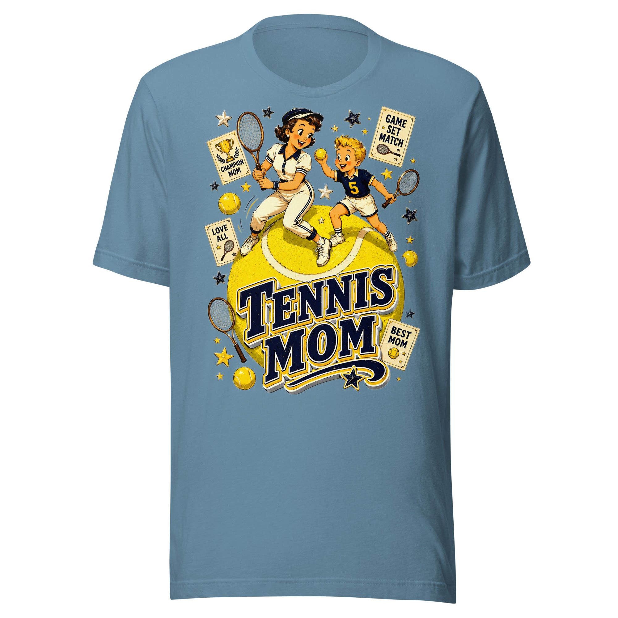 Unisex t-shirt - Elite Tennis Mom Champion by printfluence.net