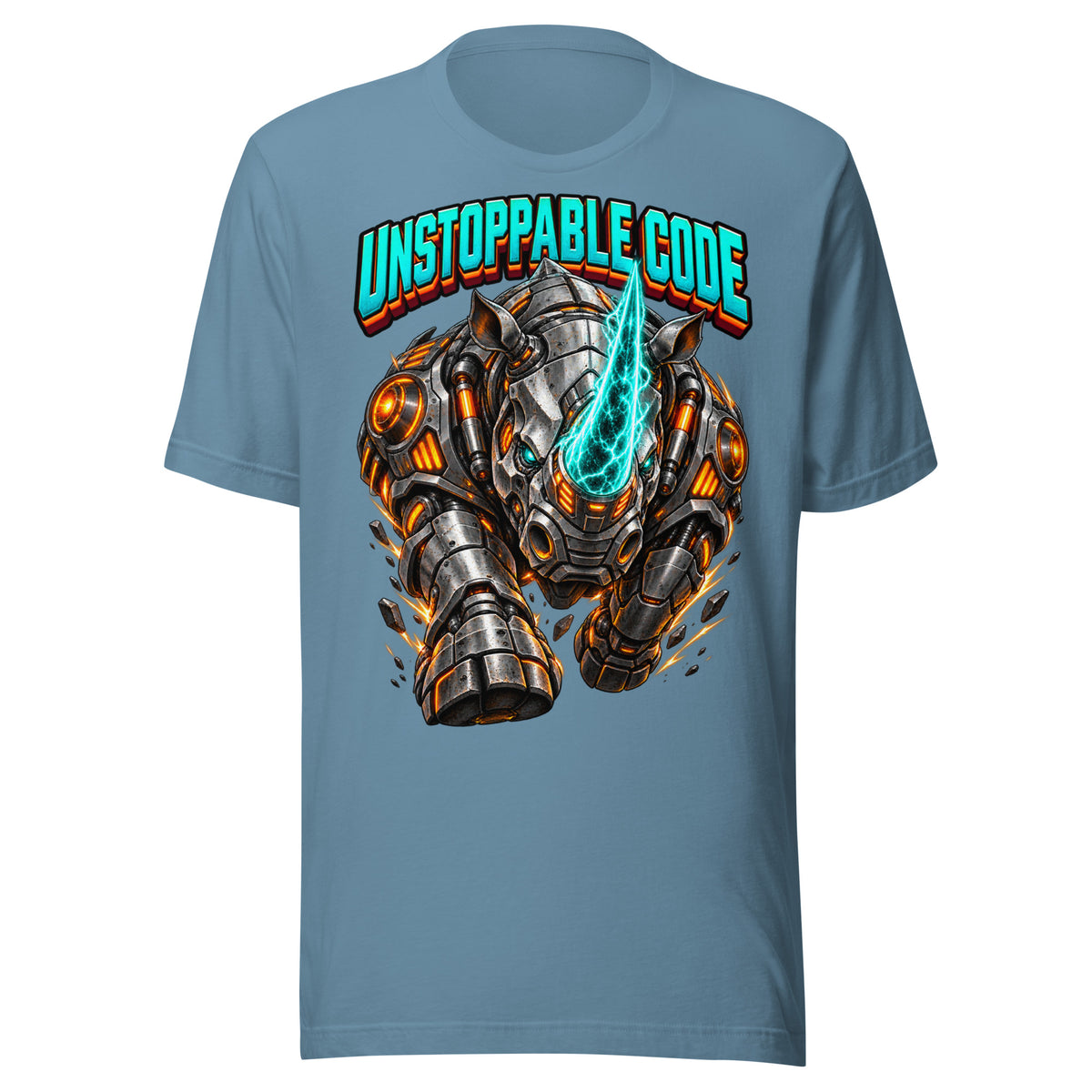 Cyberpunk Animals Lovers | Unisex Staple T-Shirt — UNSTOPPABLE CODE by printfluence
