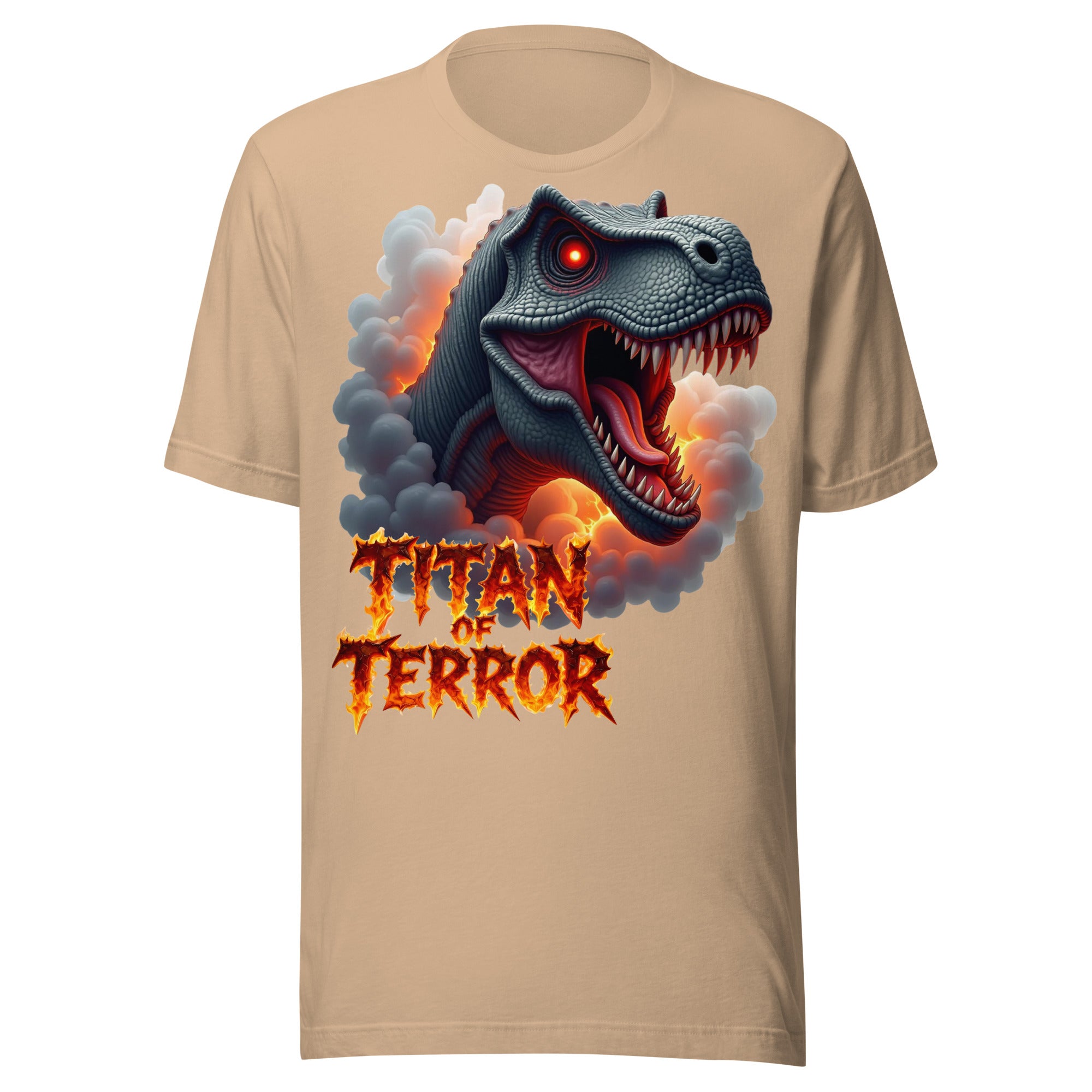 Unisex t-shirt - Titan of Terror Dino Unisex T-Shirt – Primal Power for Elite Dominators by printfluence.net
