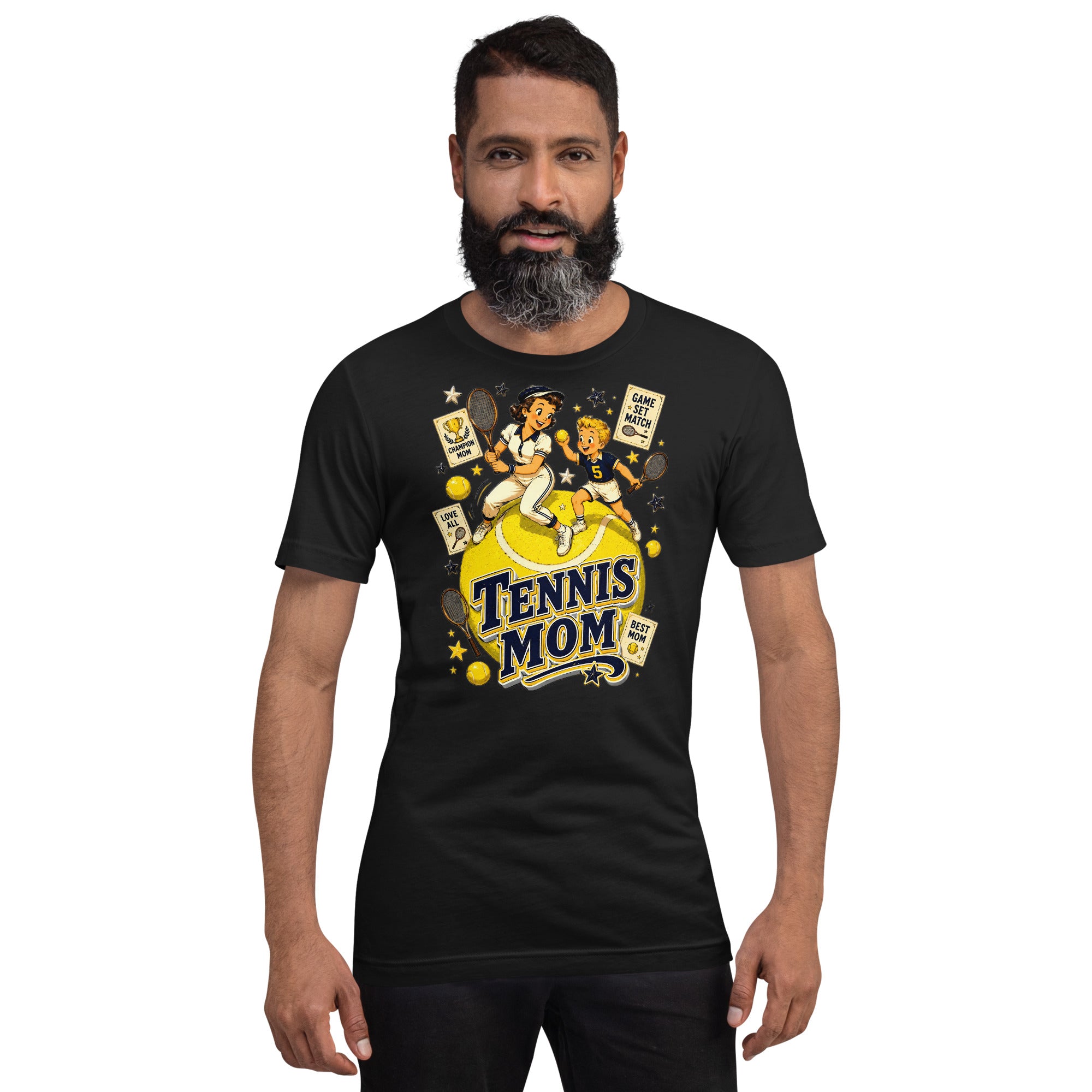 Unisex t-shirt - Elite Tennis Mom Champion by printfluence.net