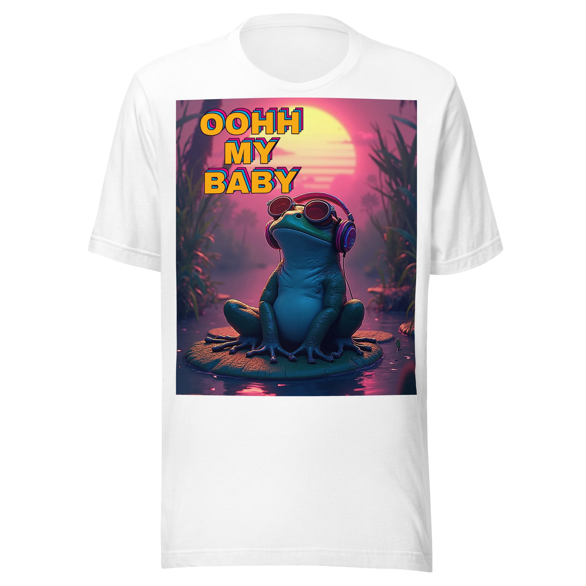 Unisex t-shirt - Oohh My Baby Frog Unisex T-Shirt – For Chill High-Achievers with Vibe by printfluence.net