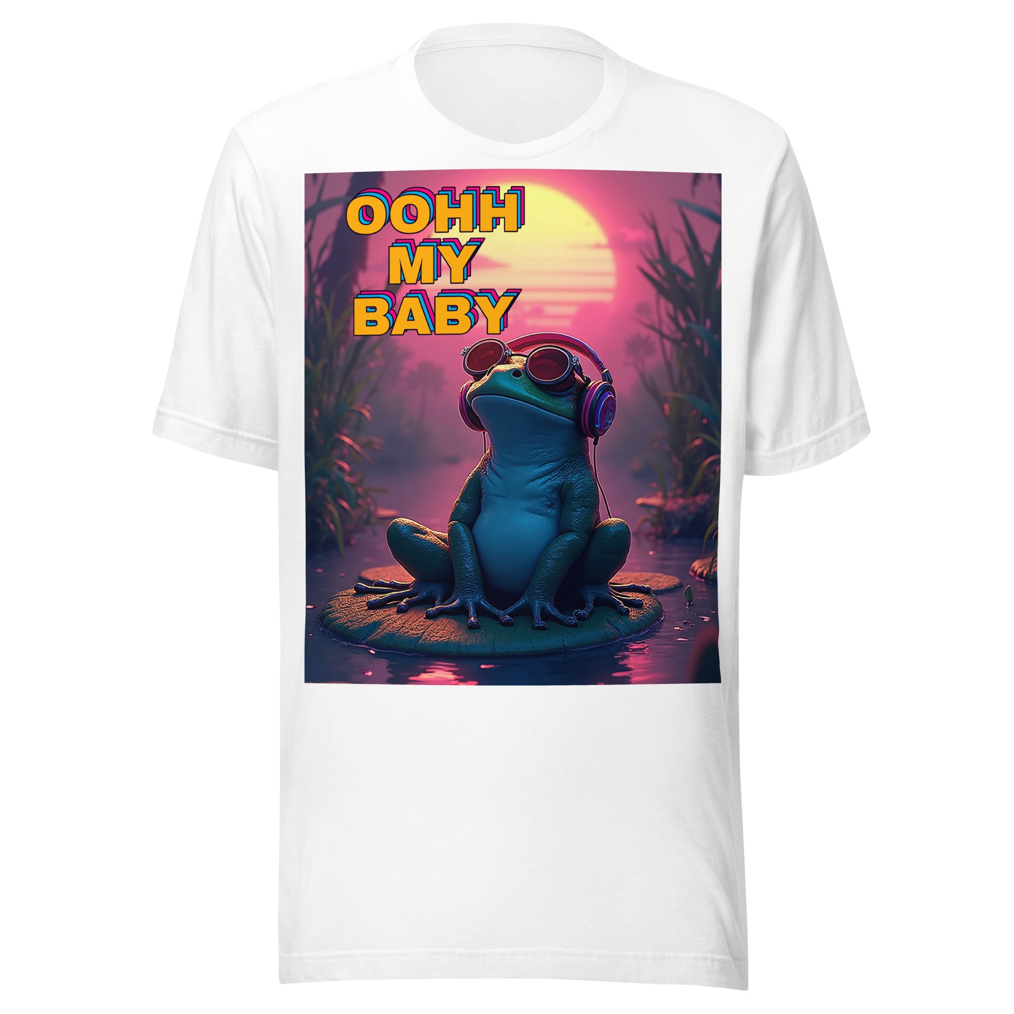 Unisex t-shirt - Oohh My Baby Frog Unisex T-Shirt – For Chill High-Achievers with Vibe by printfluence.net
