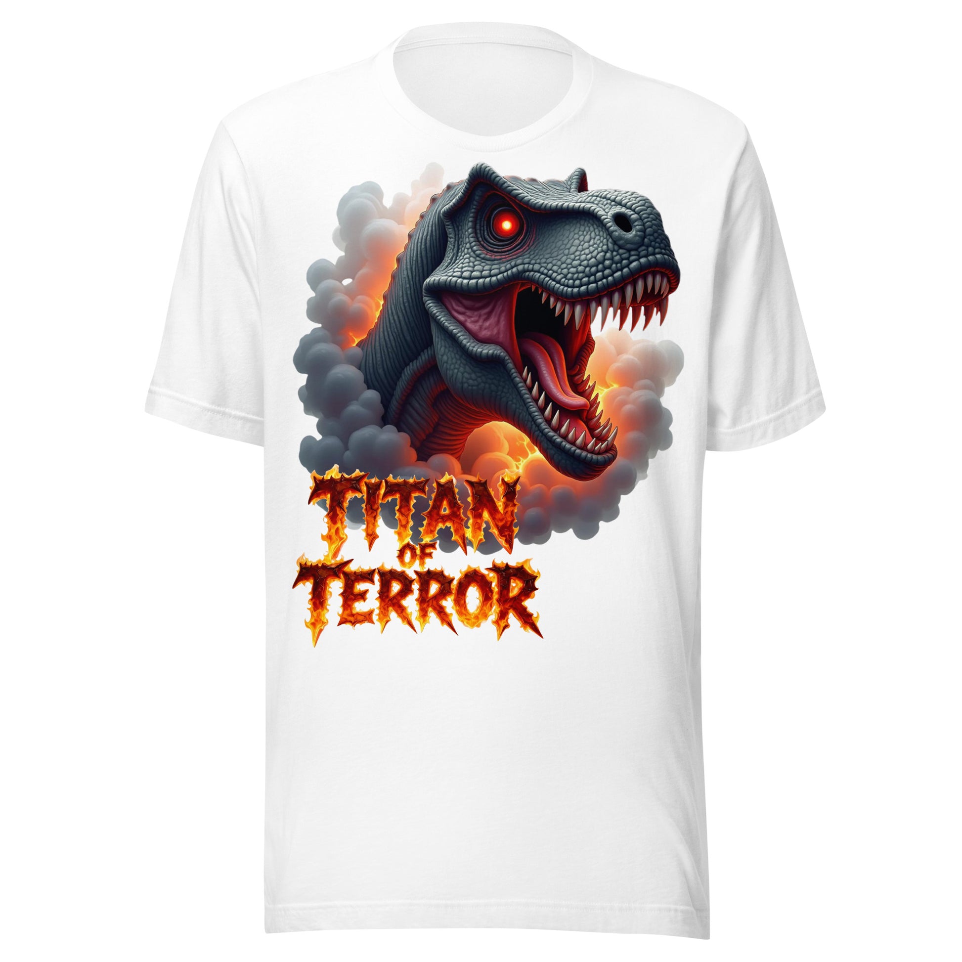 Unisex t-shirt - Titan of Terror Dino Unisex T-Shirt – Primal Power for Elite Dominators by printfluence.net
