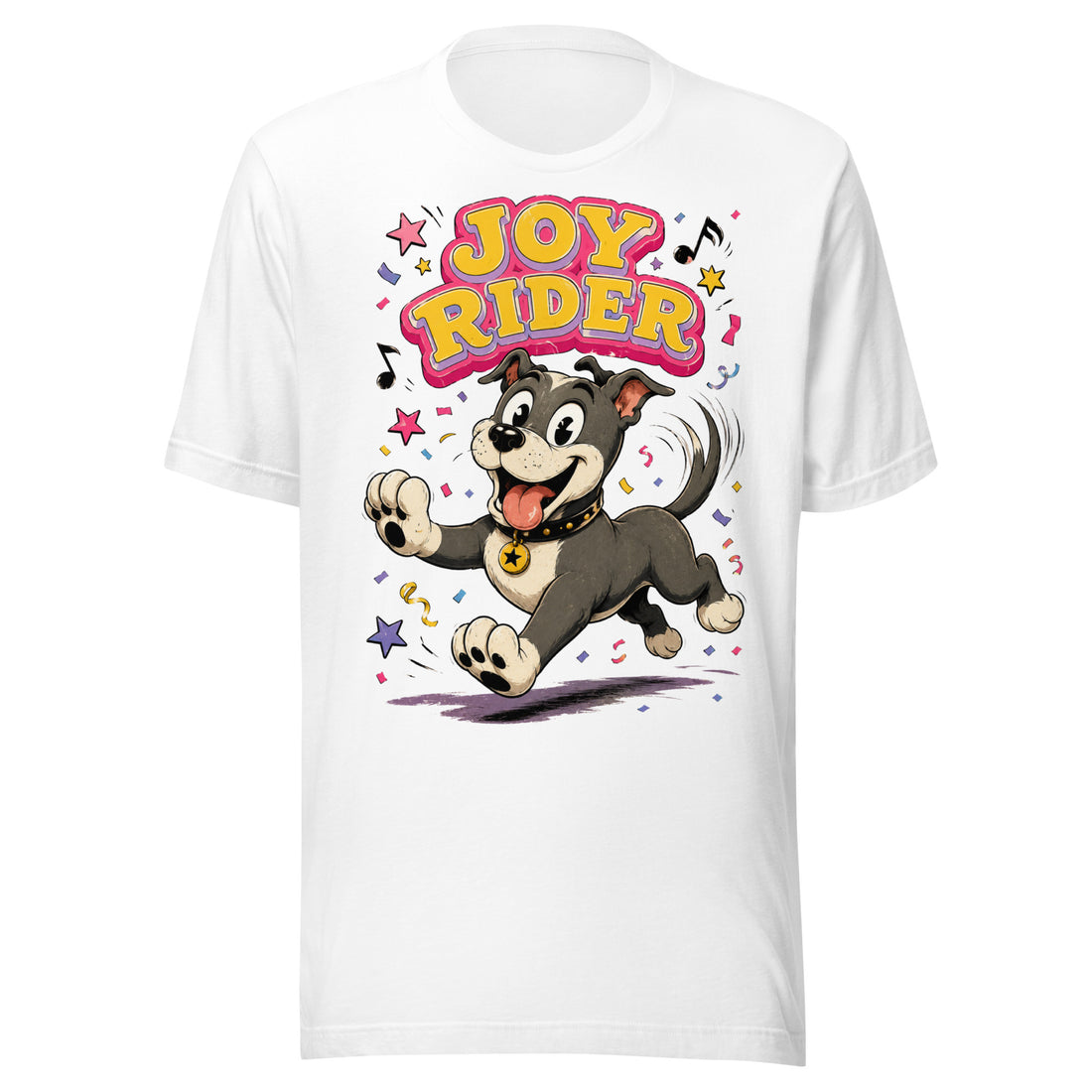 Pitbull Lovers Unisex Staple T-Shirt Joy Rider by printfluence.net