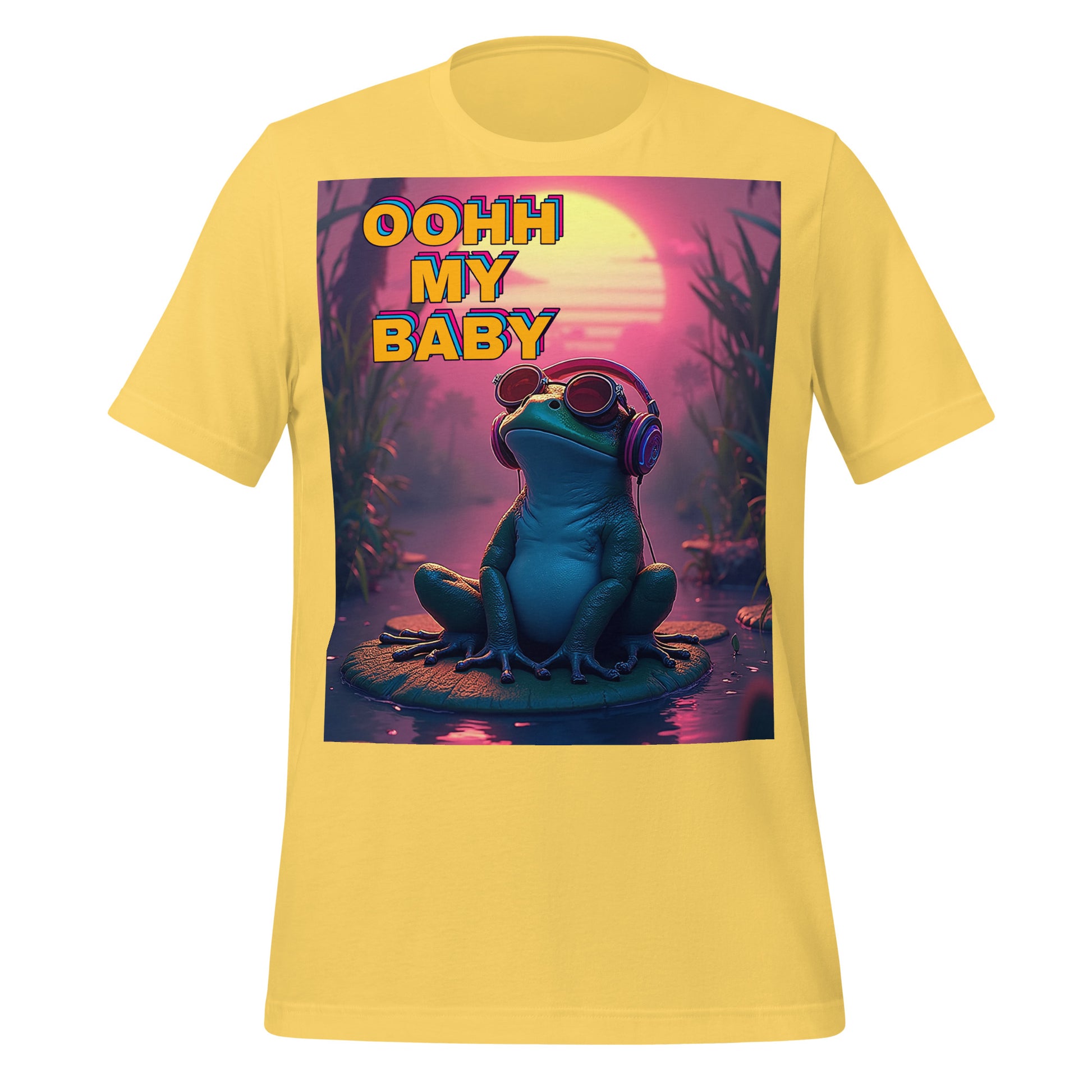 Unisex t-shirt - Oohh My Baby Frog Unisex T-Shirt – For Chill High-Achievers with Vibe by printfluence.net