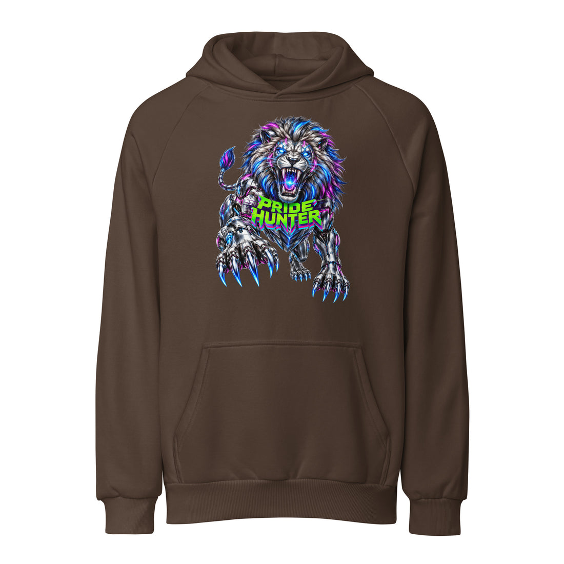 Cyberpunk Animals Lovers | Unisex Super Heavyweight Hoodie — PRIDE HUNTER by printfluence