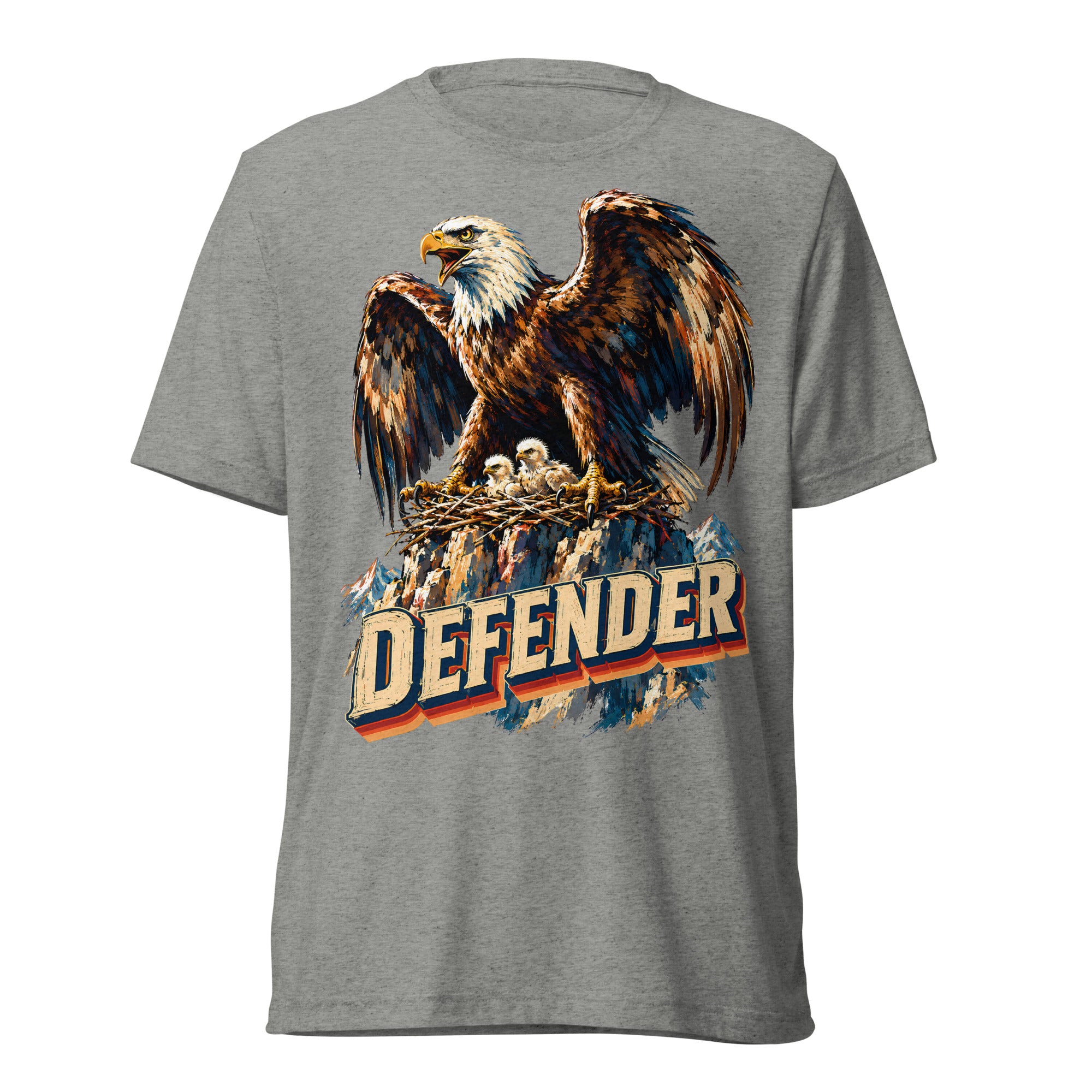 Eagle Lovers Defender Nest Vintage Short Sleeve Tee T-6 by printfluence.net