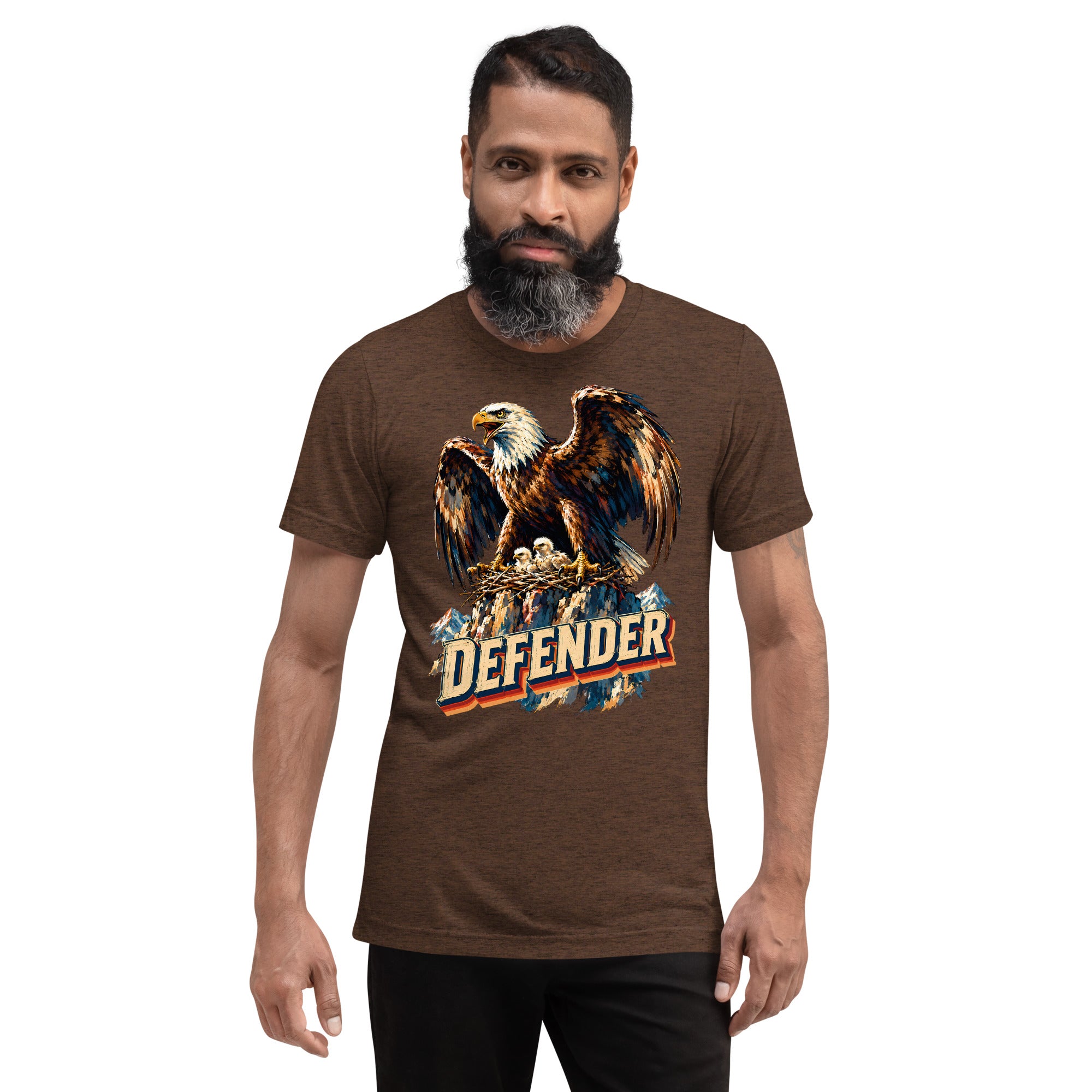Eagle Lovers Defender Nest Vintage Short Sleeve Tee T-6 by printfluence.net