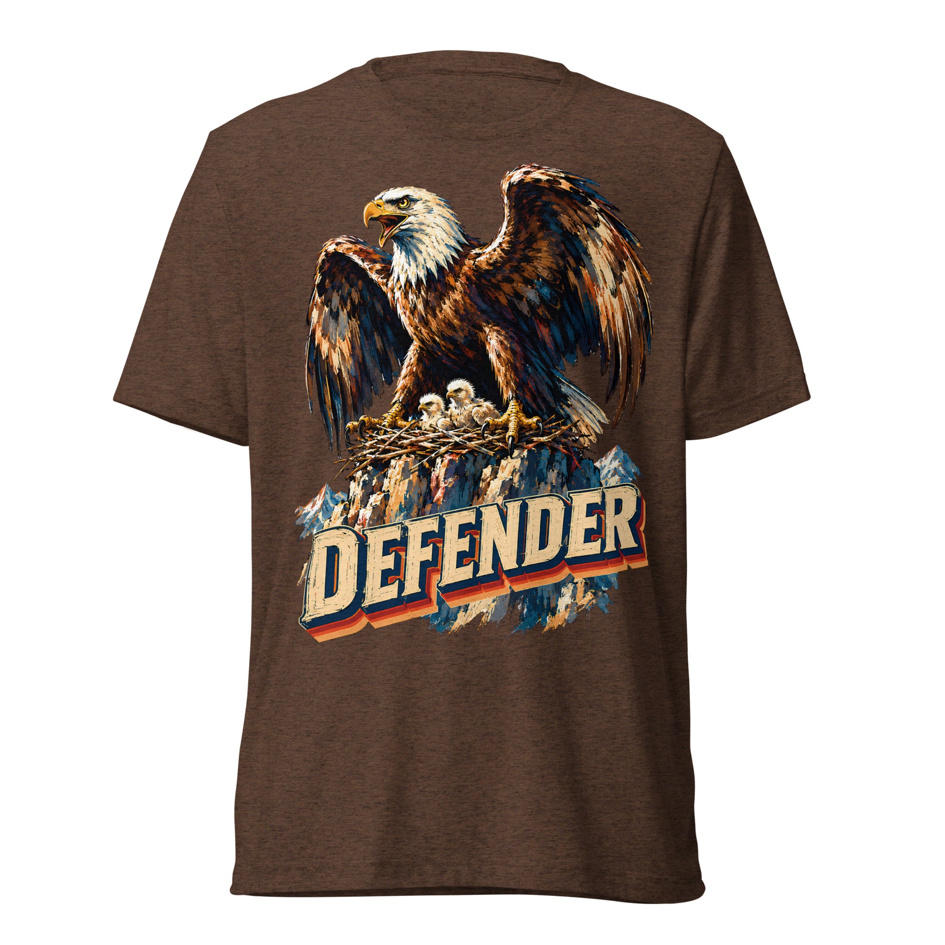 Eagle Lovers Defender Nest Vintage Short Sleeve Tee T-6 by printfluence.net