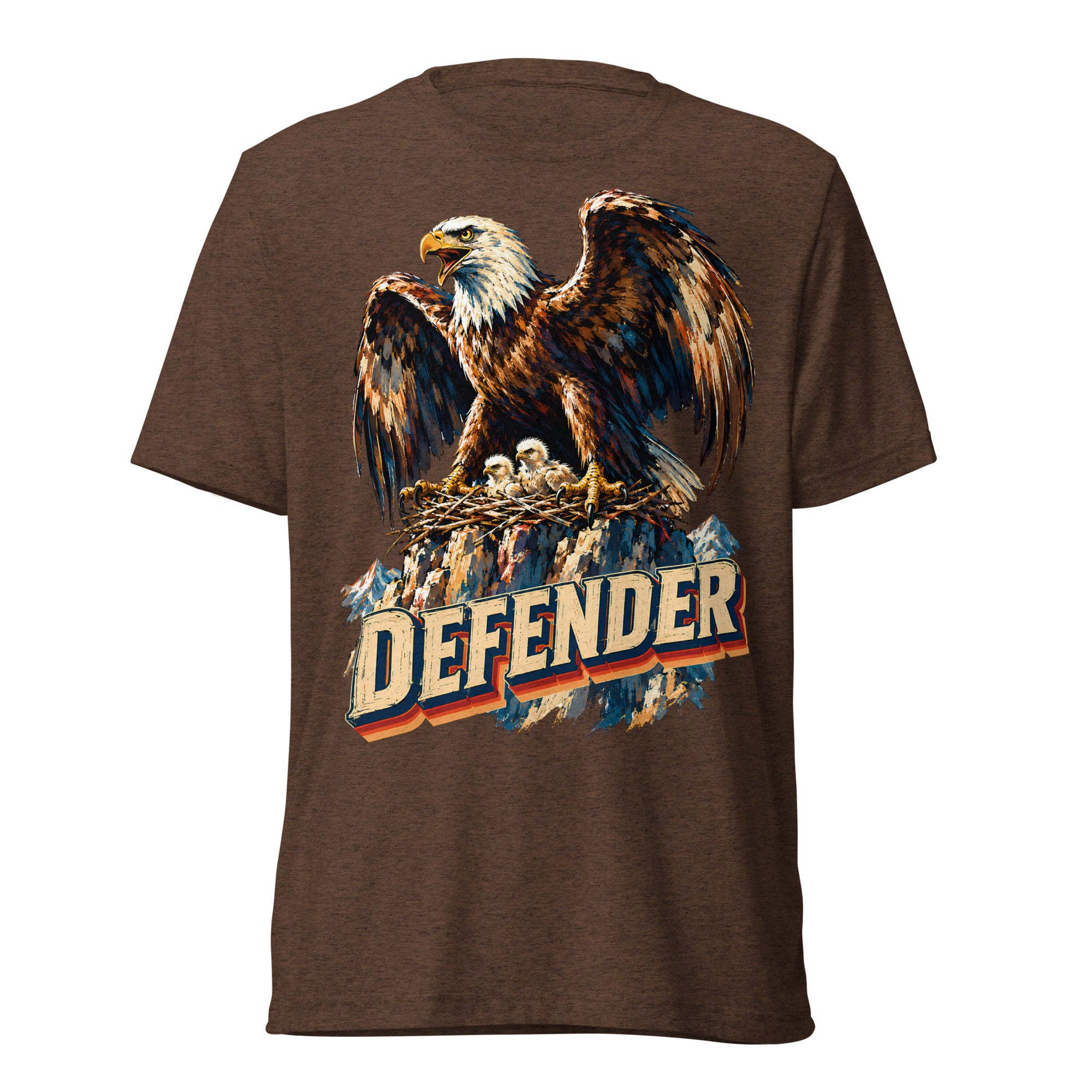 Eagle Lovers Defender Nest Vintage Short Sleeve Tee T-6 by printfluence.net