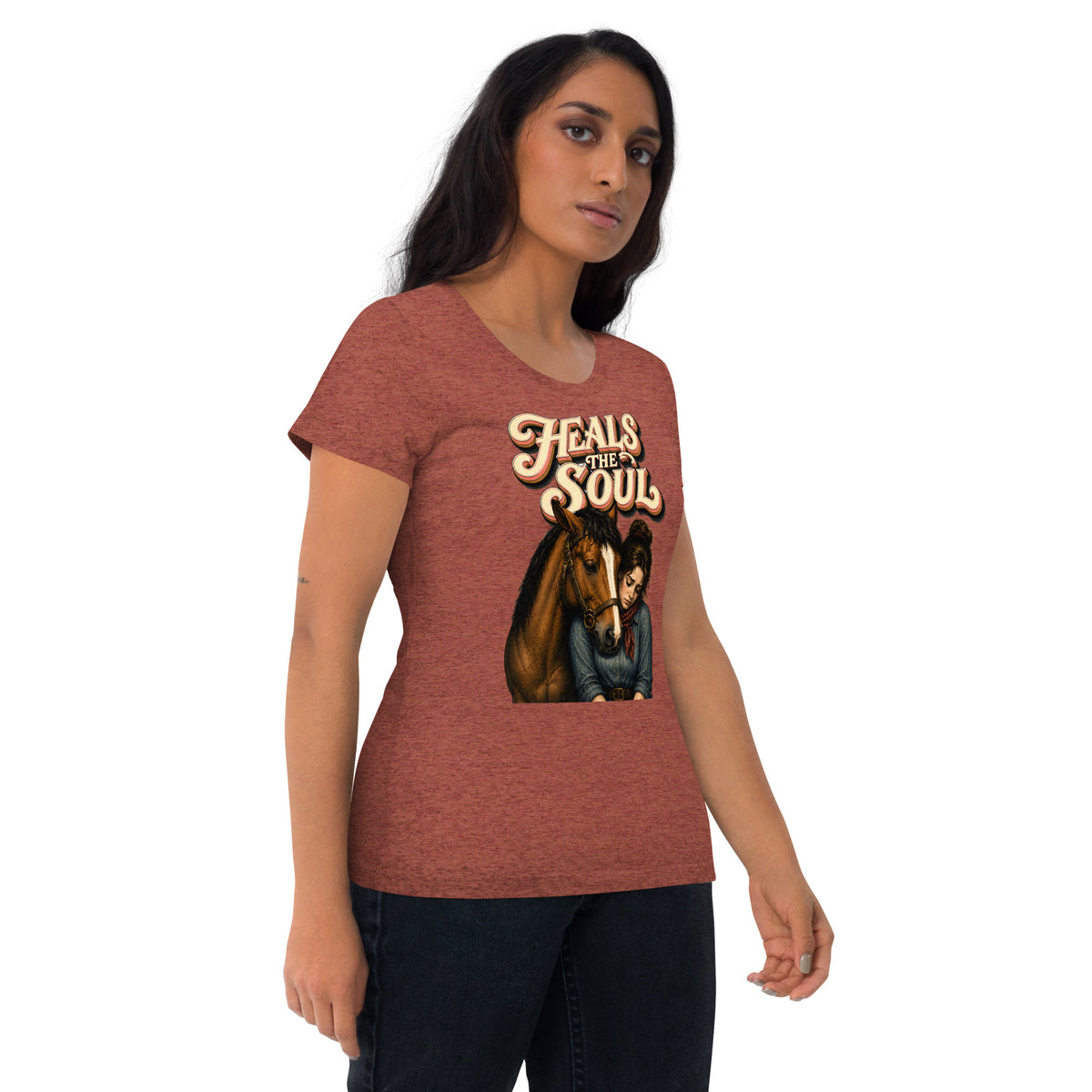 Heals The Soul Horse Short Sleeve Tee - Horse Lovers Edition by printfluence.net