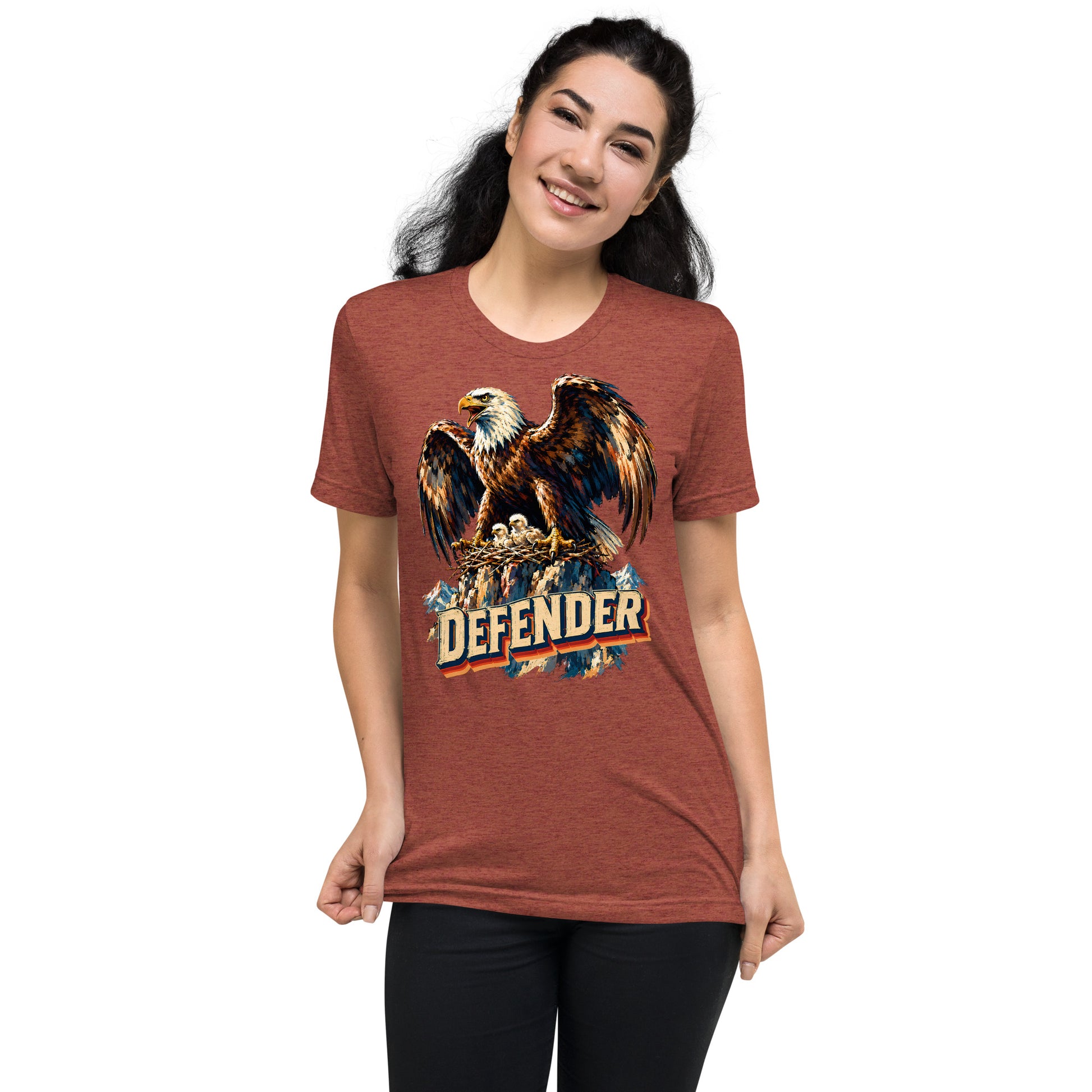 Eagle Lovers Defender Nest Vintage Short Sleeve Tee T-6 by printfluence.net
