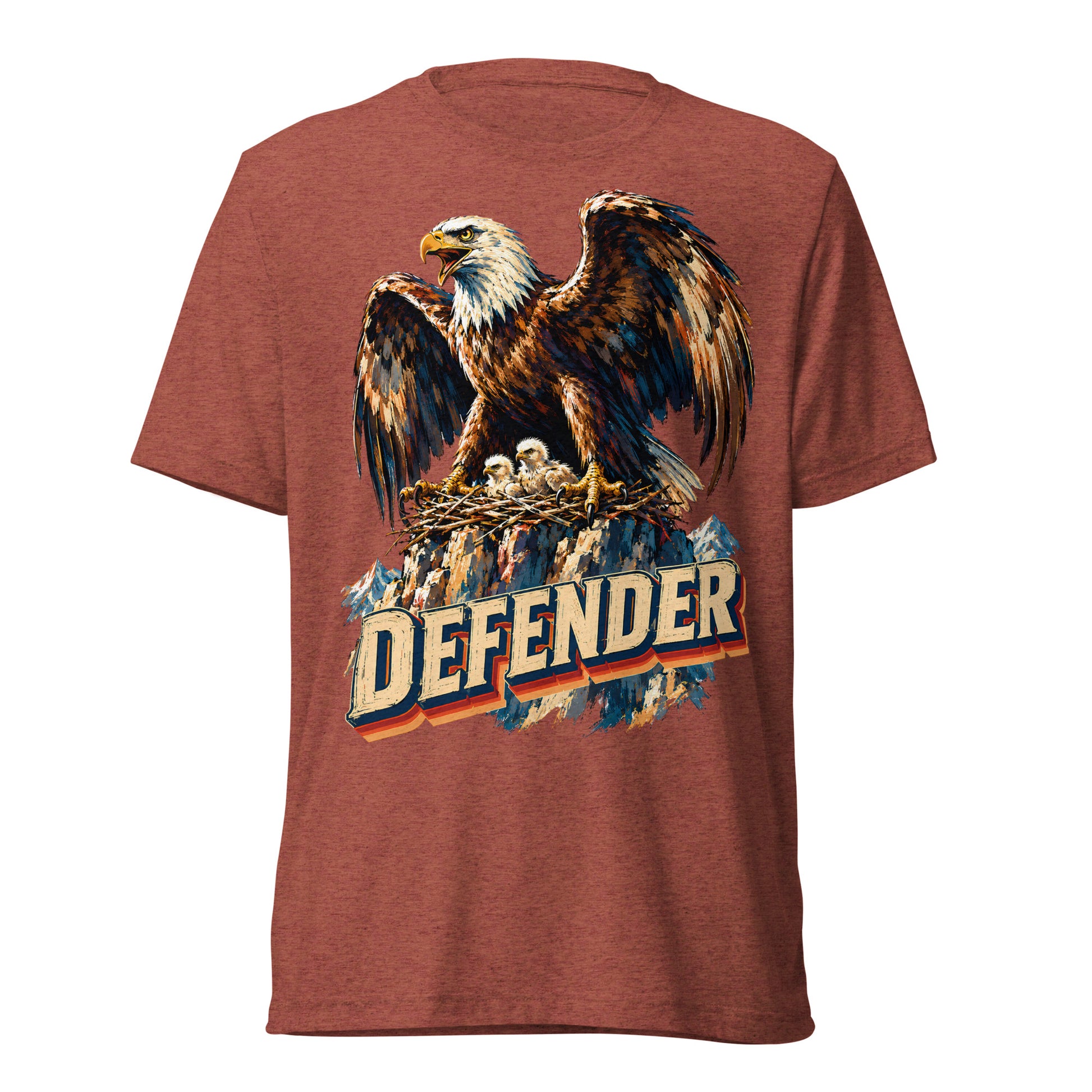 Eagle Lovers Defender Nest Vintage Short Sleeve Tee T-6 by printfluence.net