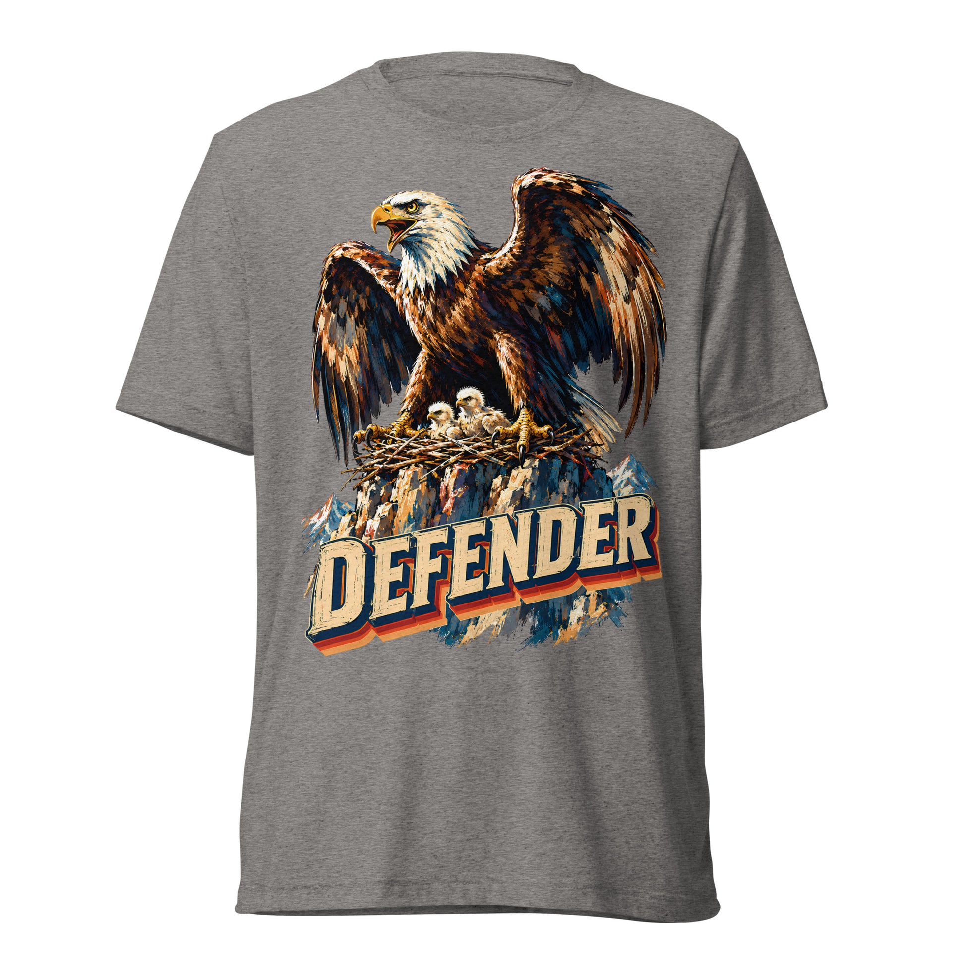 Eagle Lovers Defender Nest Vintage Short Sleeve Tee T-6 by printfluence.net