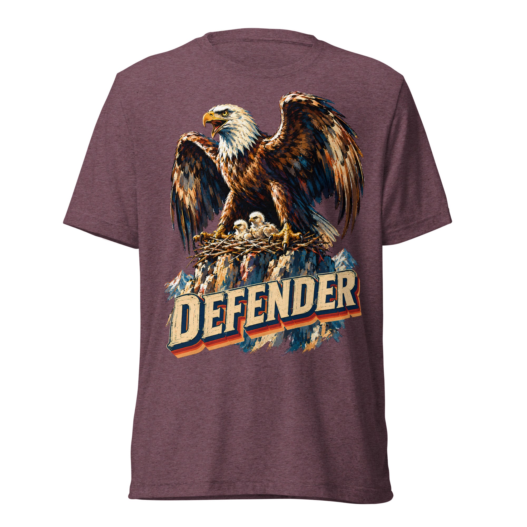 Eagle Lovers Defender Nest Vintage Short Sleeve Tee T-6 by printfluence.net